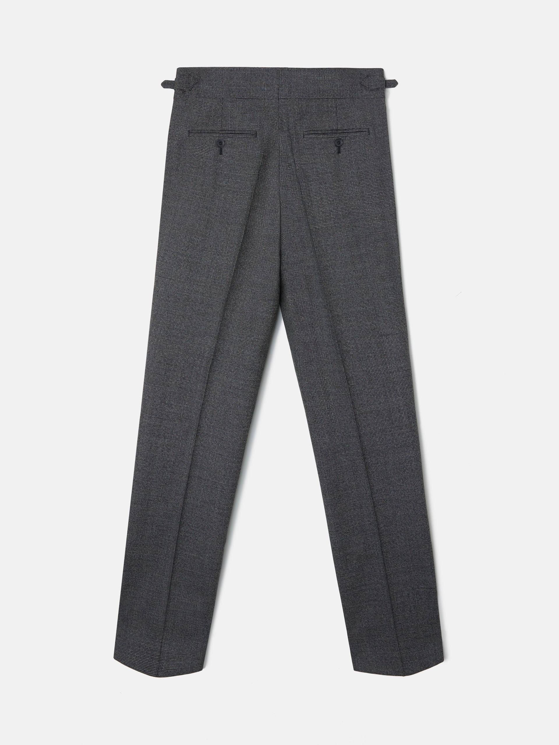 Pantalon traje pata de gallo gris - Image 8