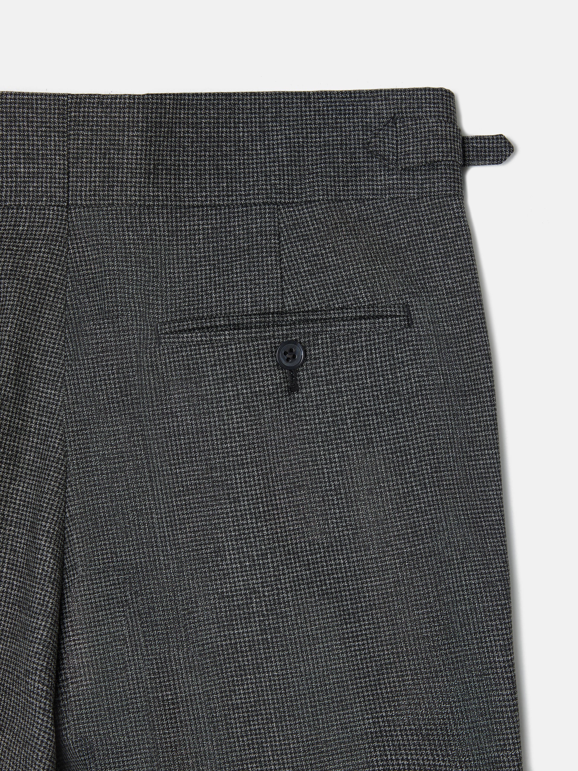 Pantalon traje pata de gallo gris - Image 9