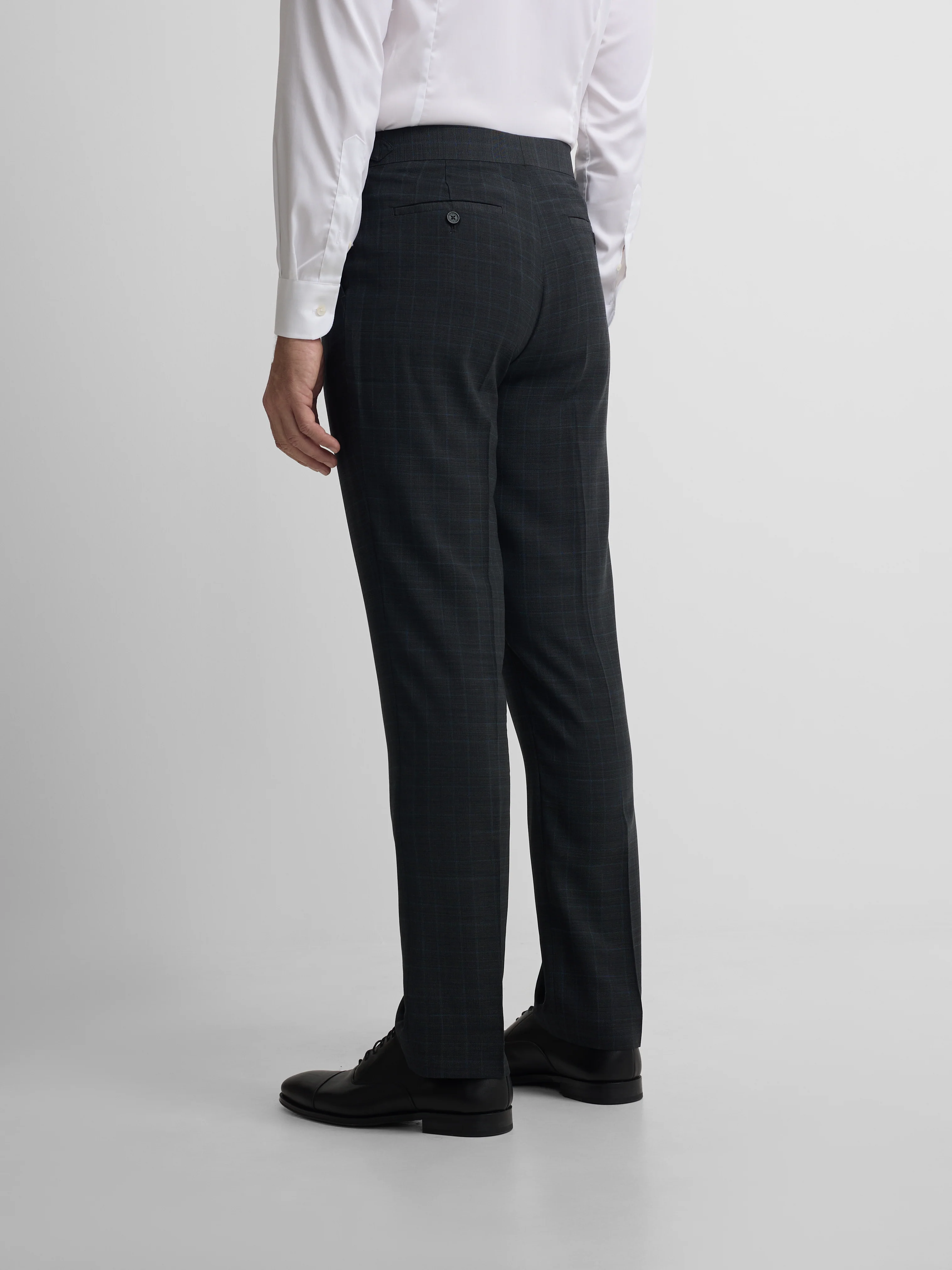 Pantalon traje principe de gales gris - Image 5