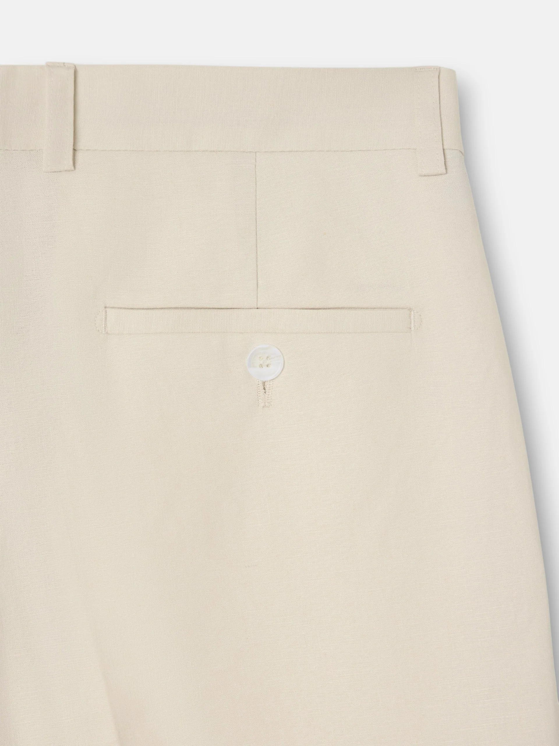 Pantalon traje unique lino piedra - Image 11