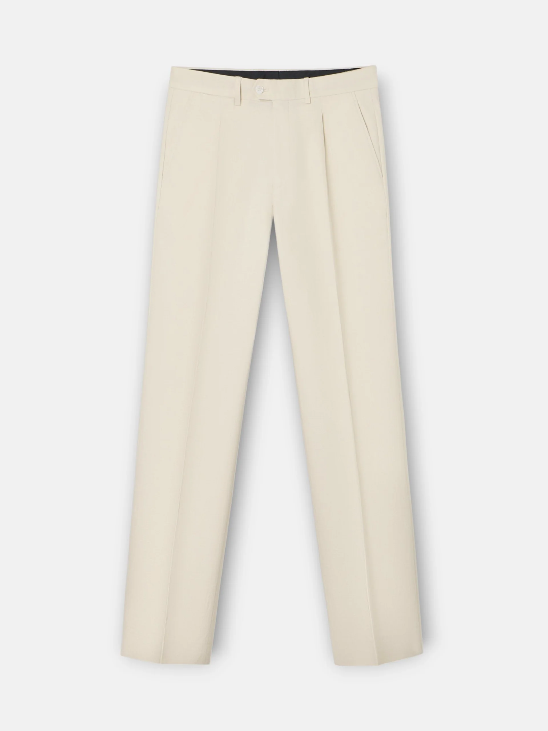 Pantalon traje unique lino piedra - Image 9