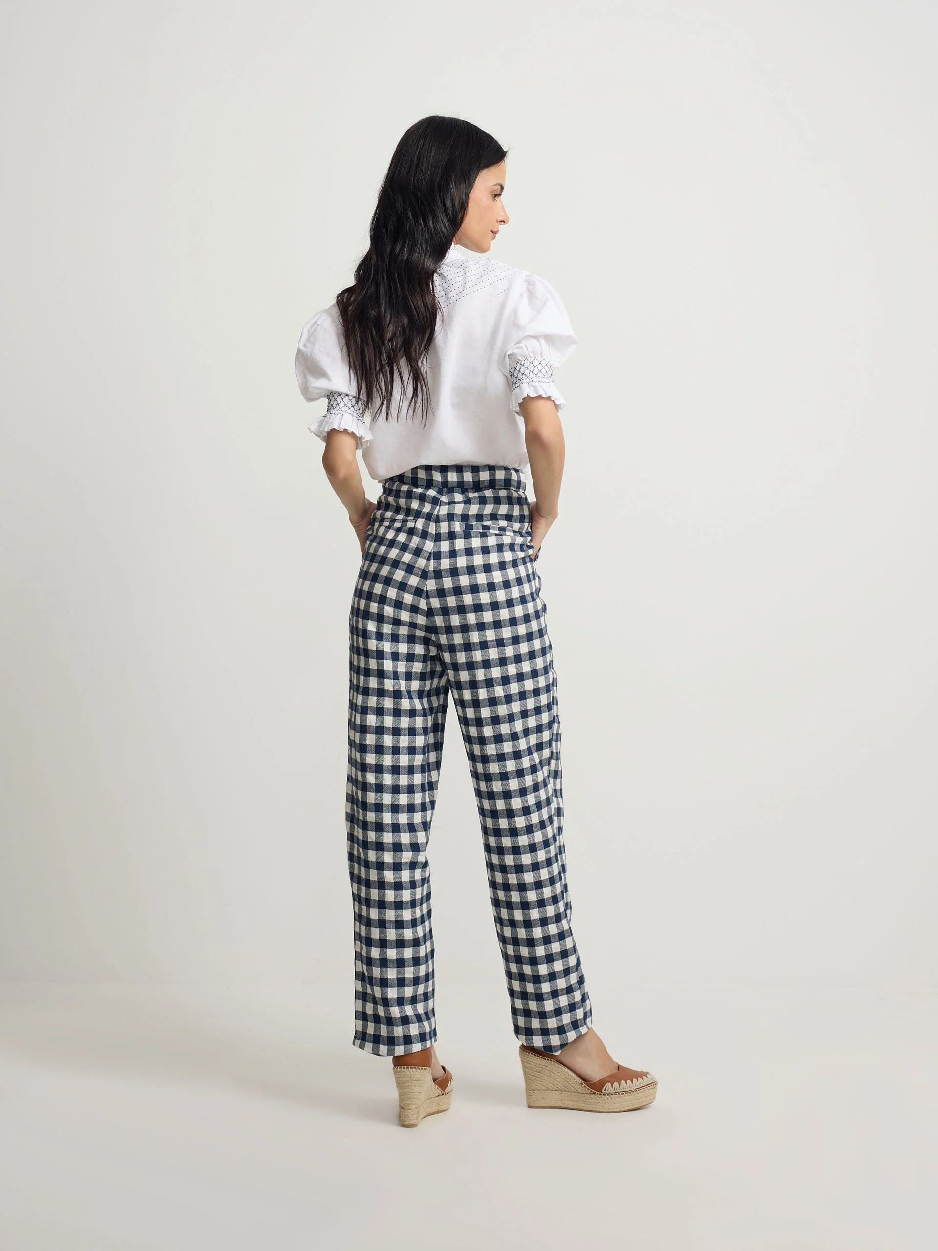 Pantalon trebilla vichy marino - Image 10
