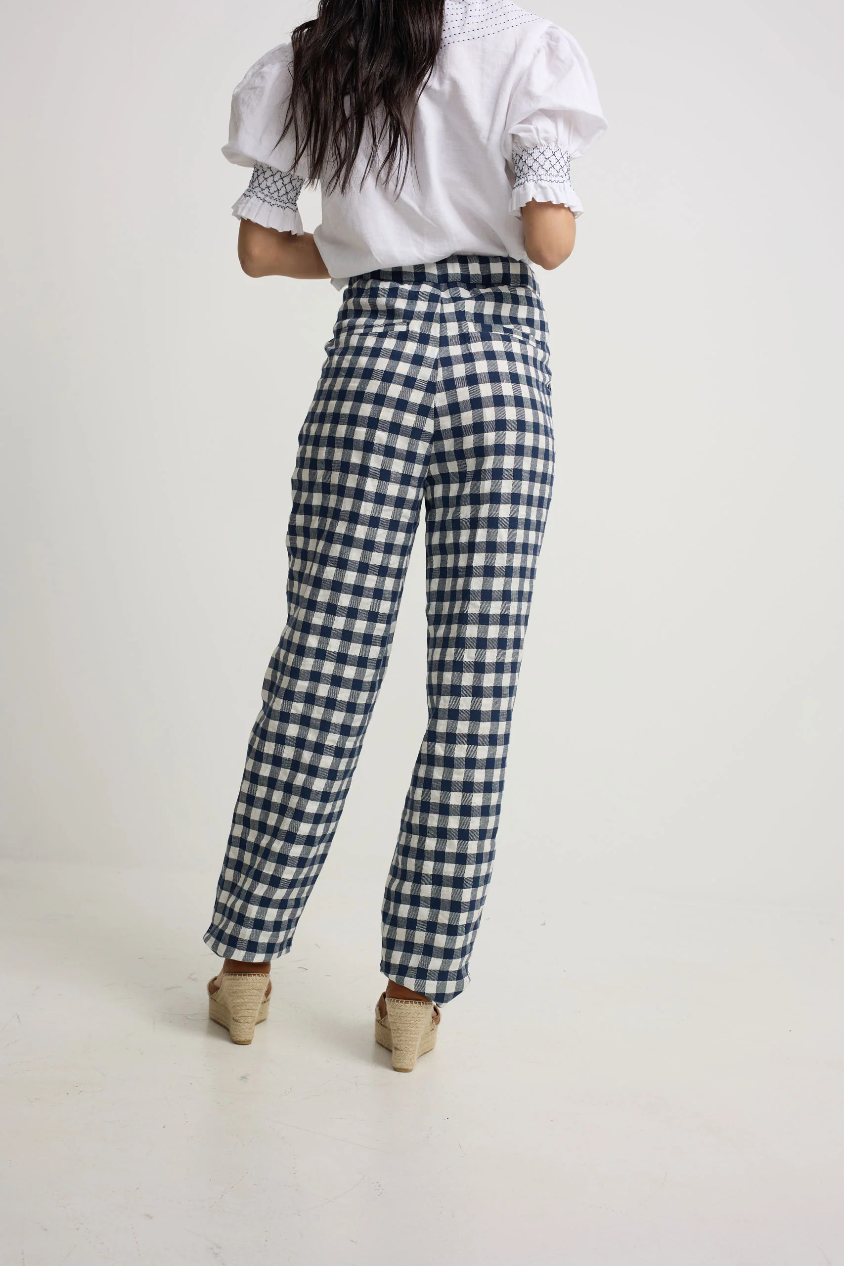 Pantalon trebilla vichy marino - Image 11