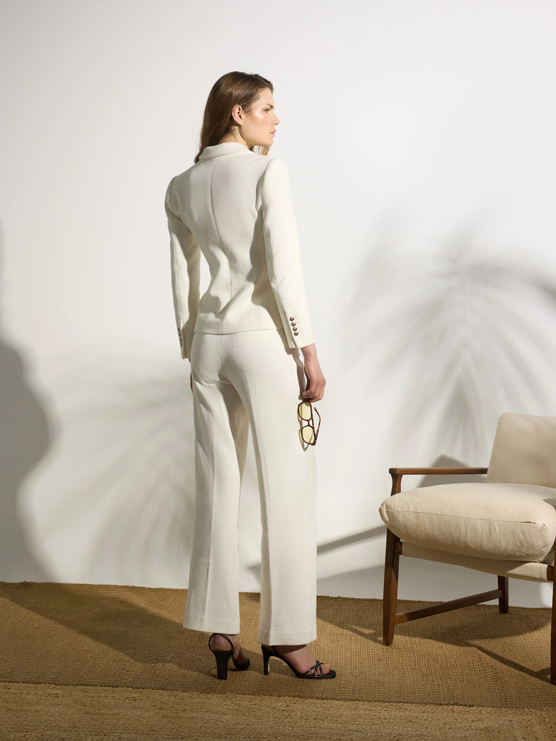 Pantalon unique palazzo crudo - Image 7