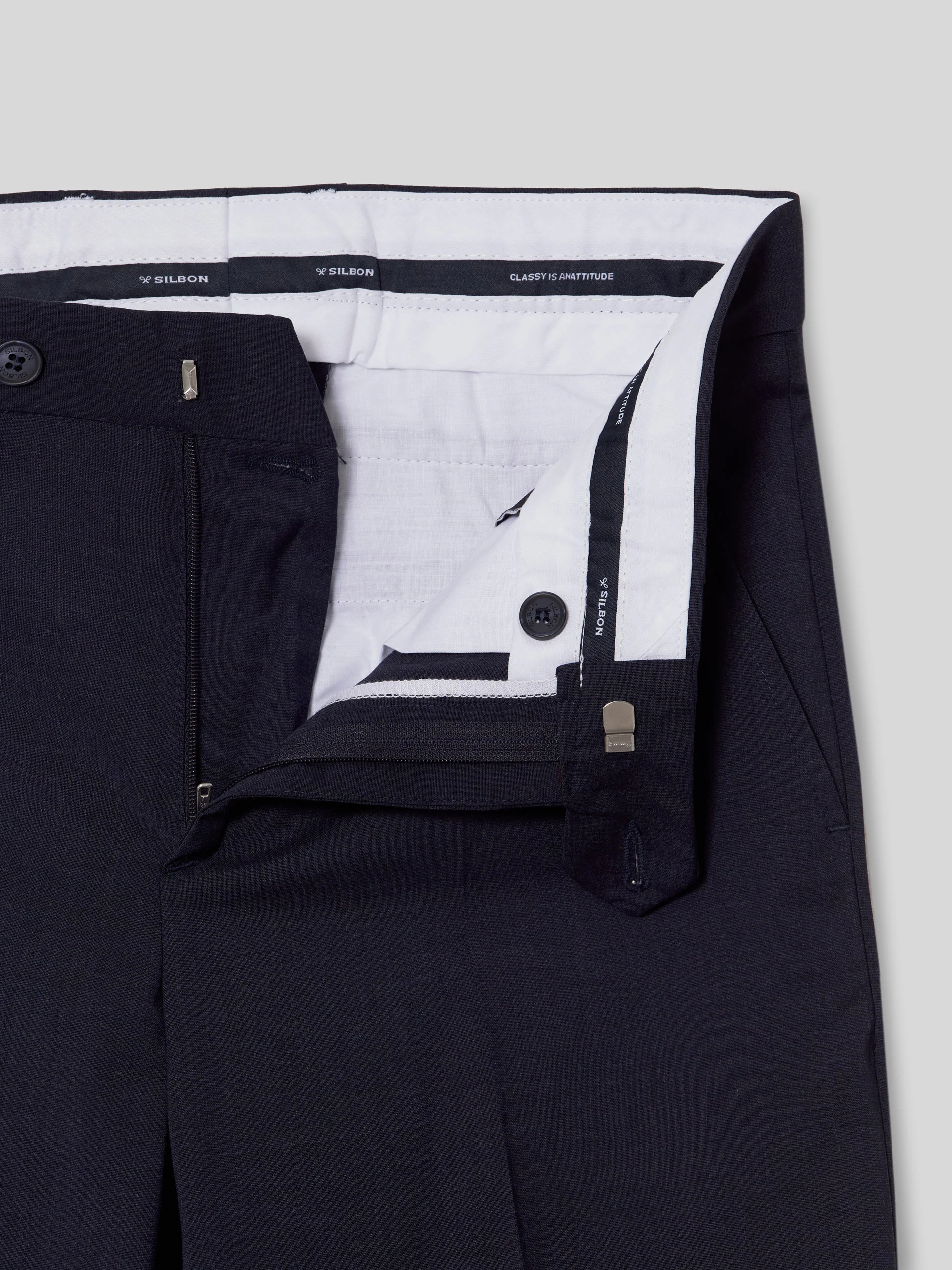 Pantalon vestir classic azul medio - Image 12