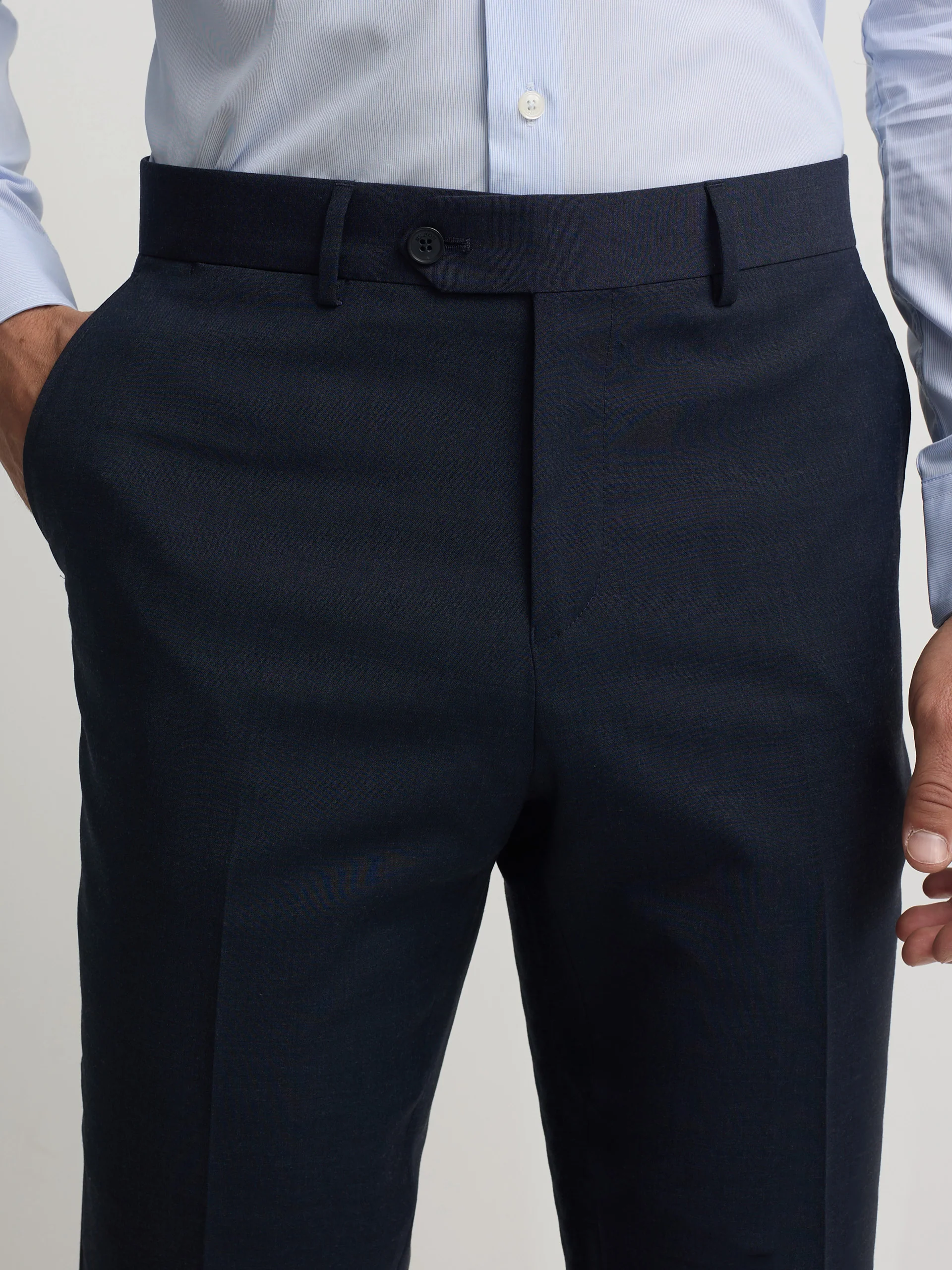 Pantalon vestir classic azul medio - Image 2