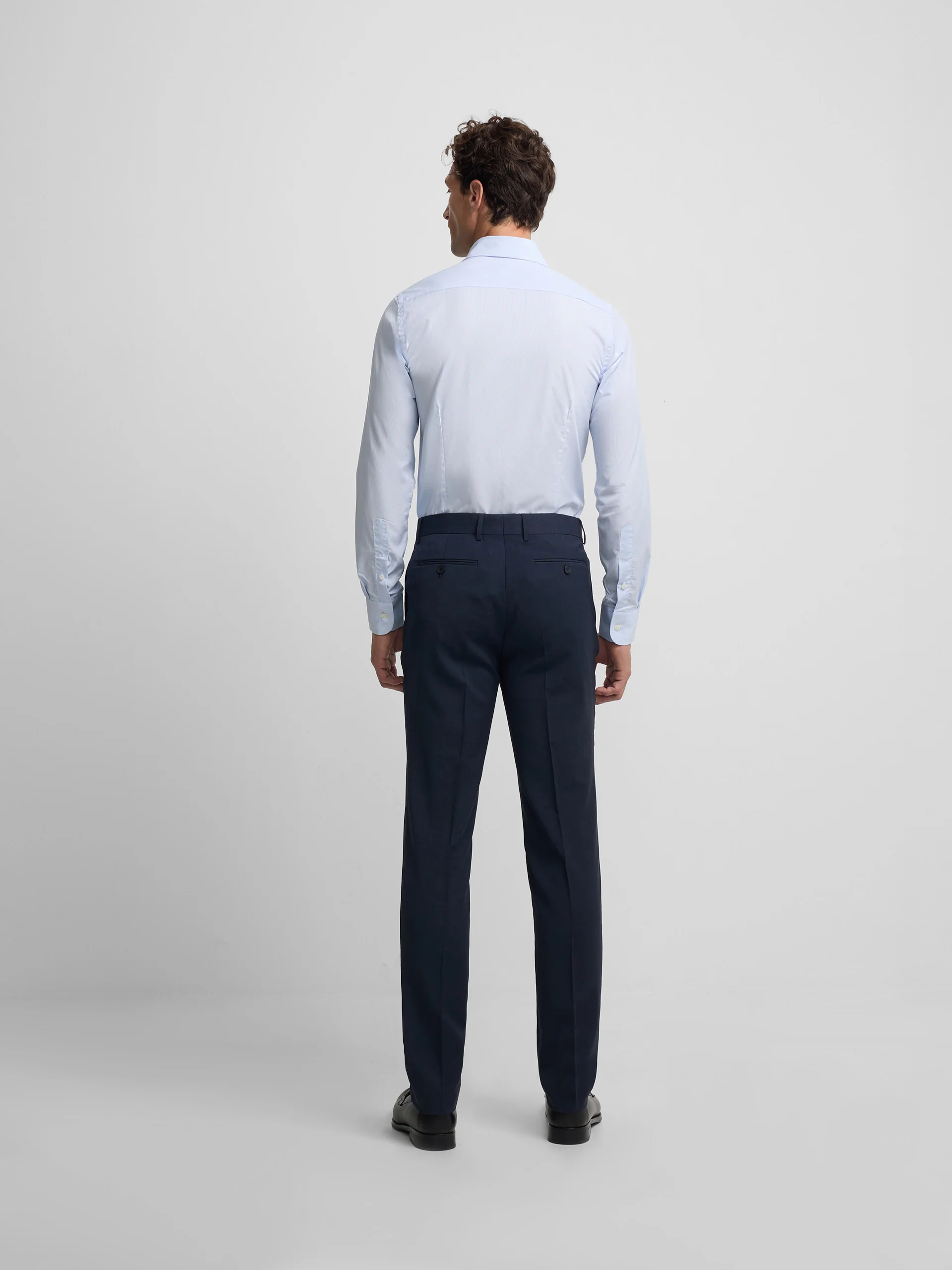 Pantalon vestir classic azul medio - Image 5