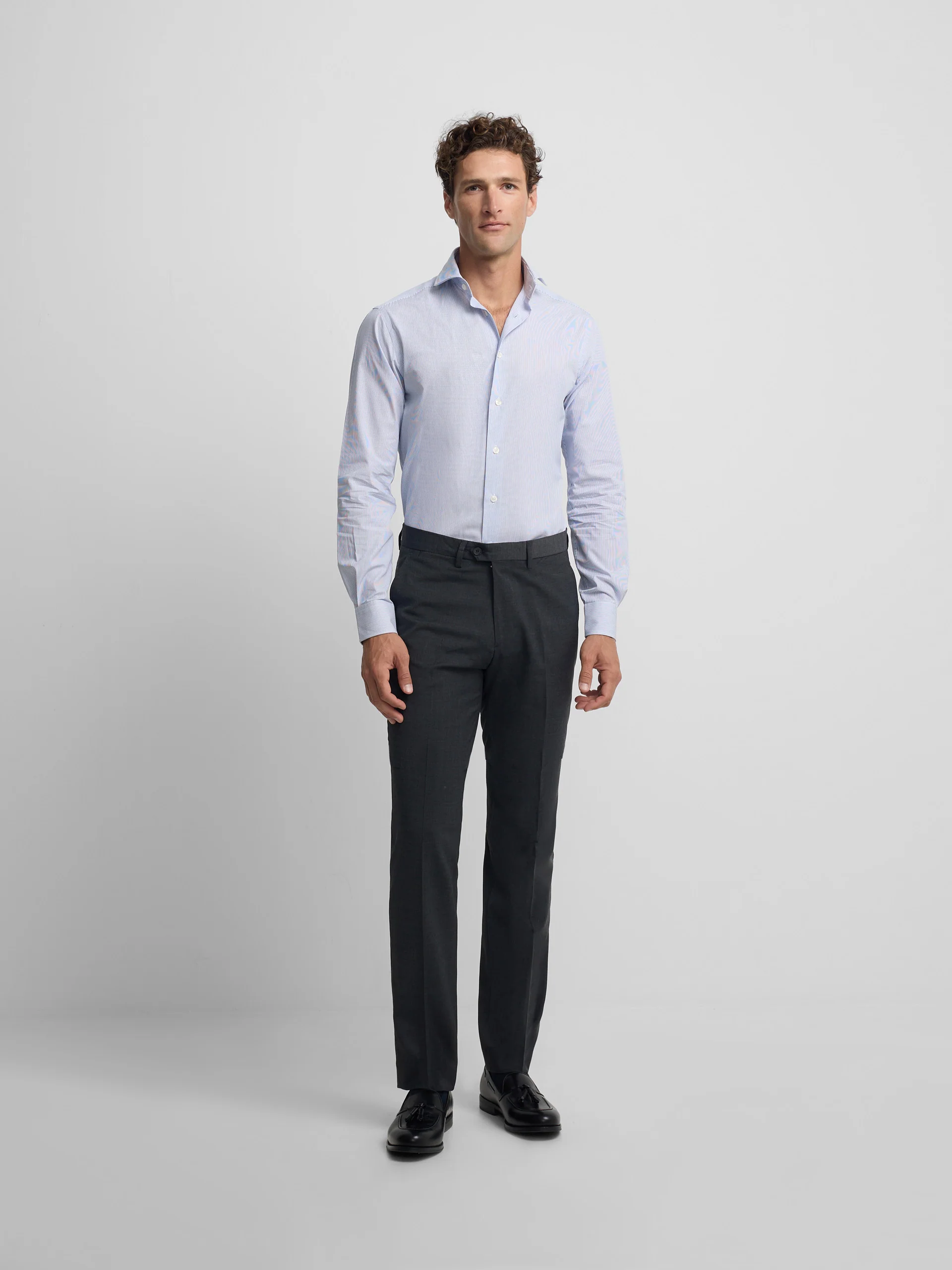 Pantalon vestir classic gris marengo