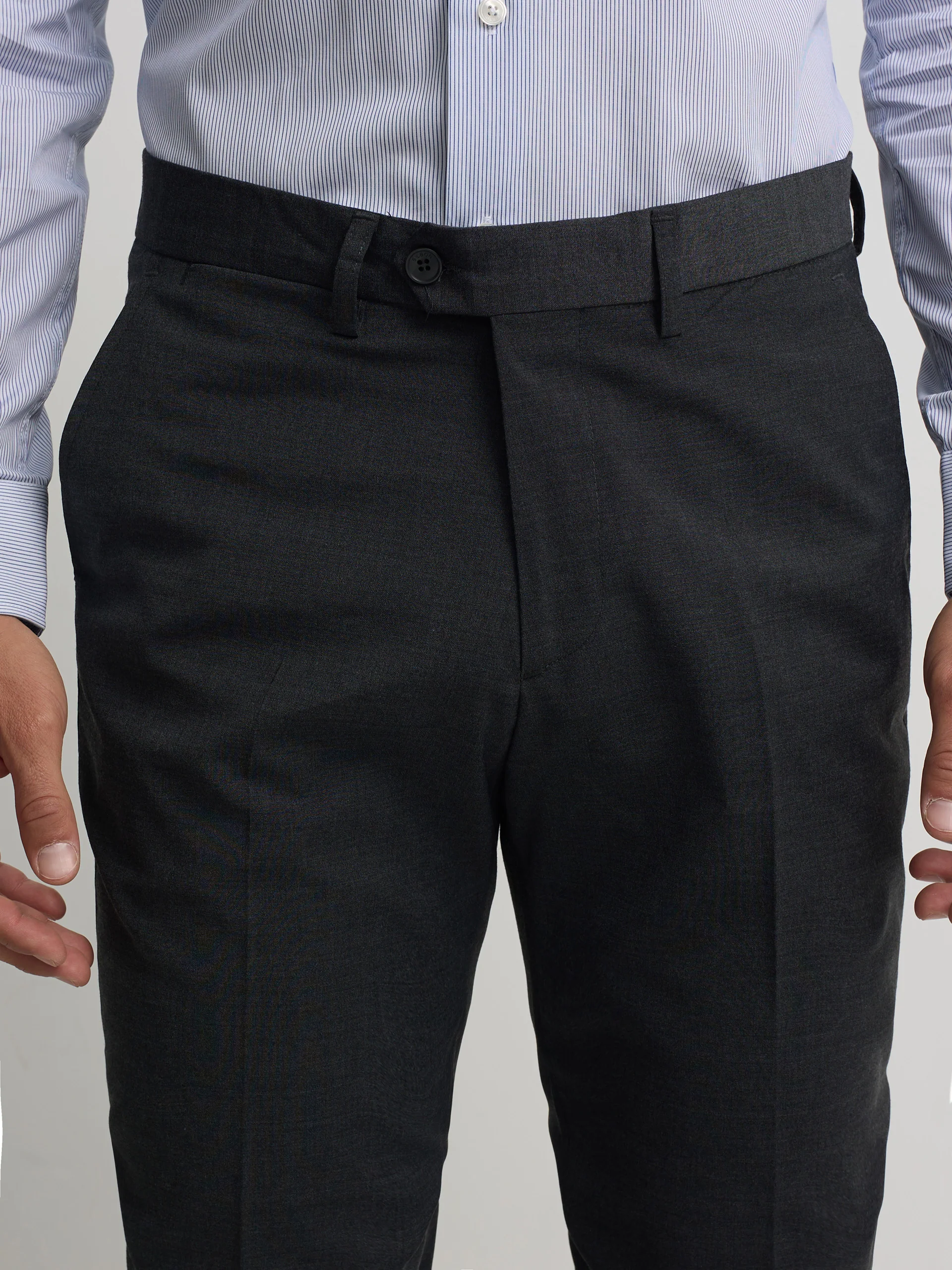 Pantalon vestir classic gris marengo - Image 2