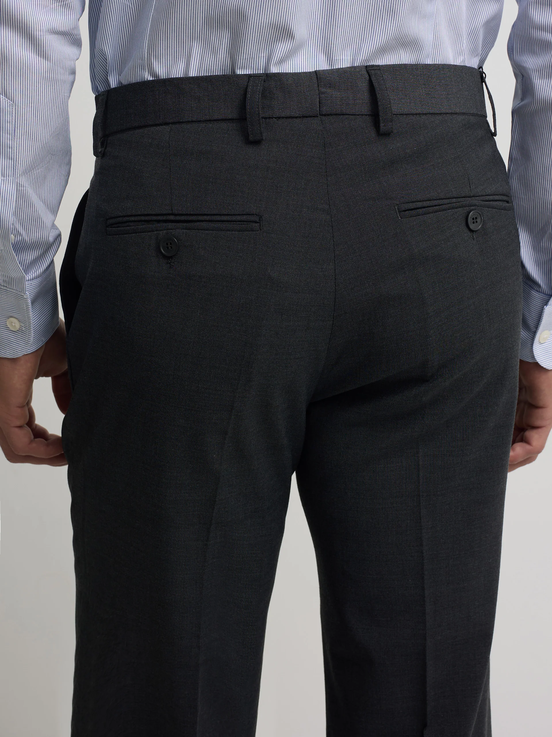 Pantalon vestir classic gris marengo - Image 5