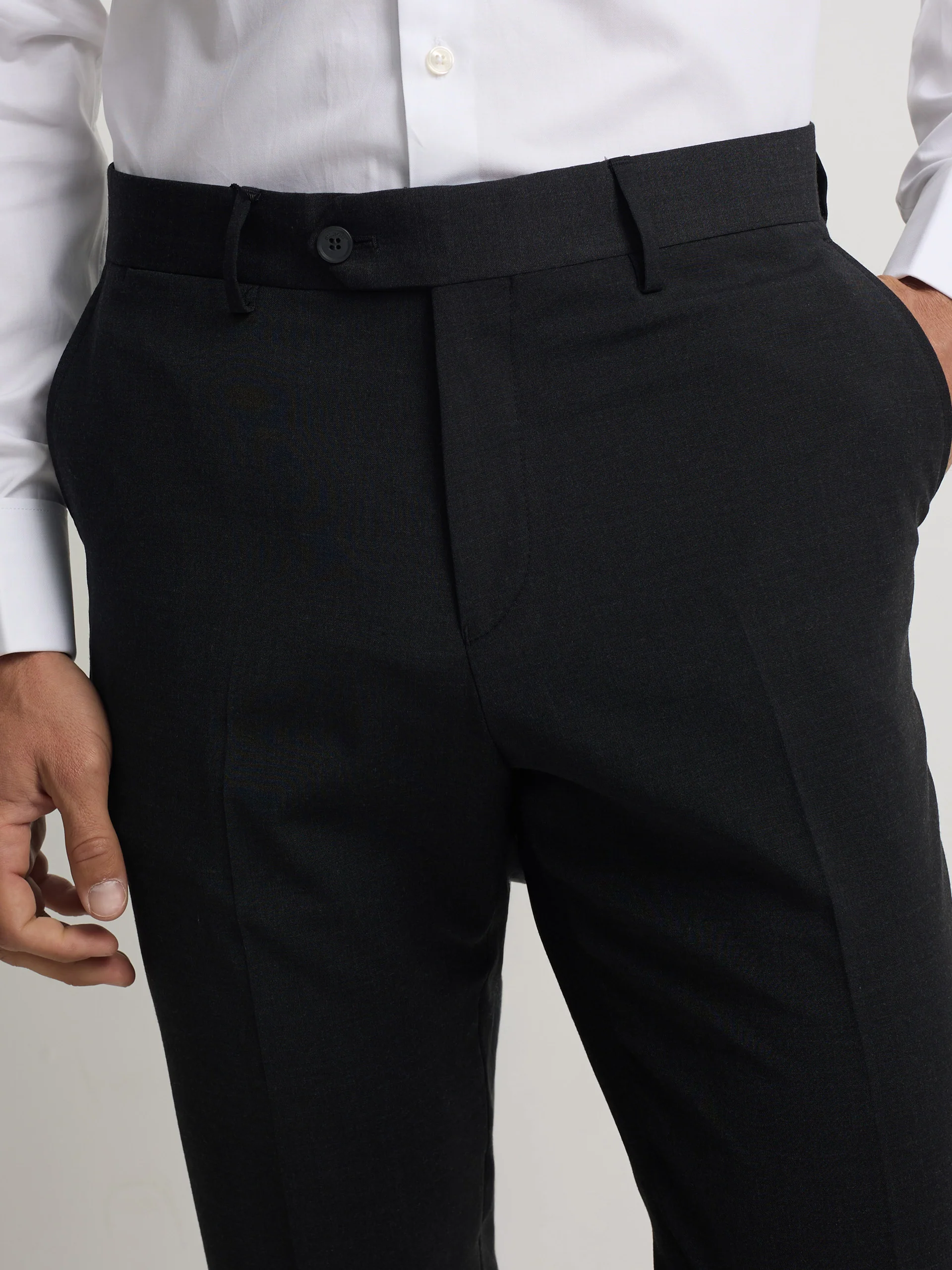 Pantalon vestir classic gris oscuro - Image 2