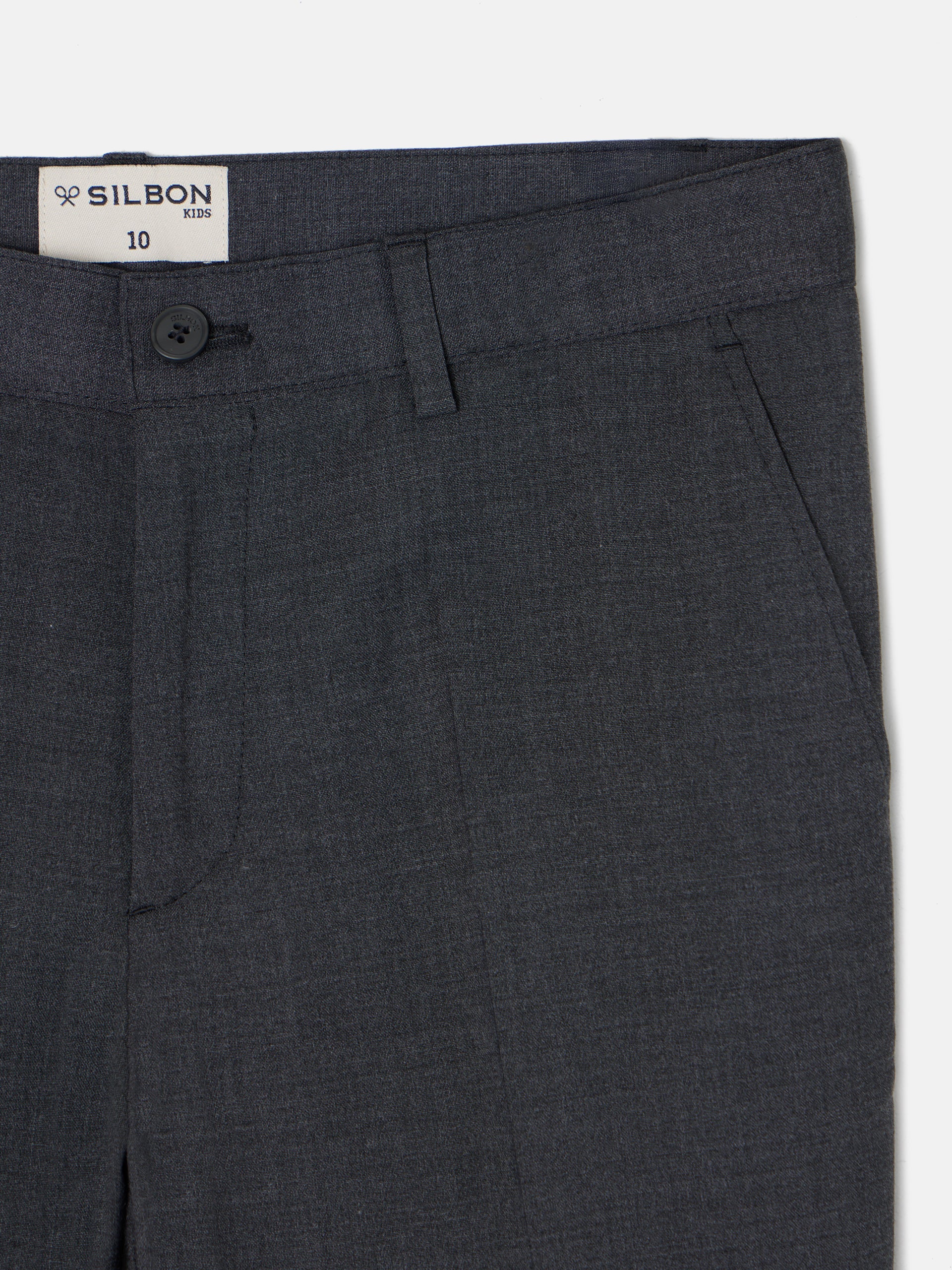Pantalon vestir kids clasico gris - Image 2