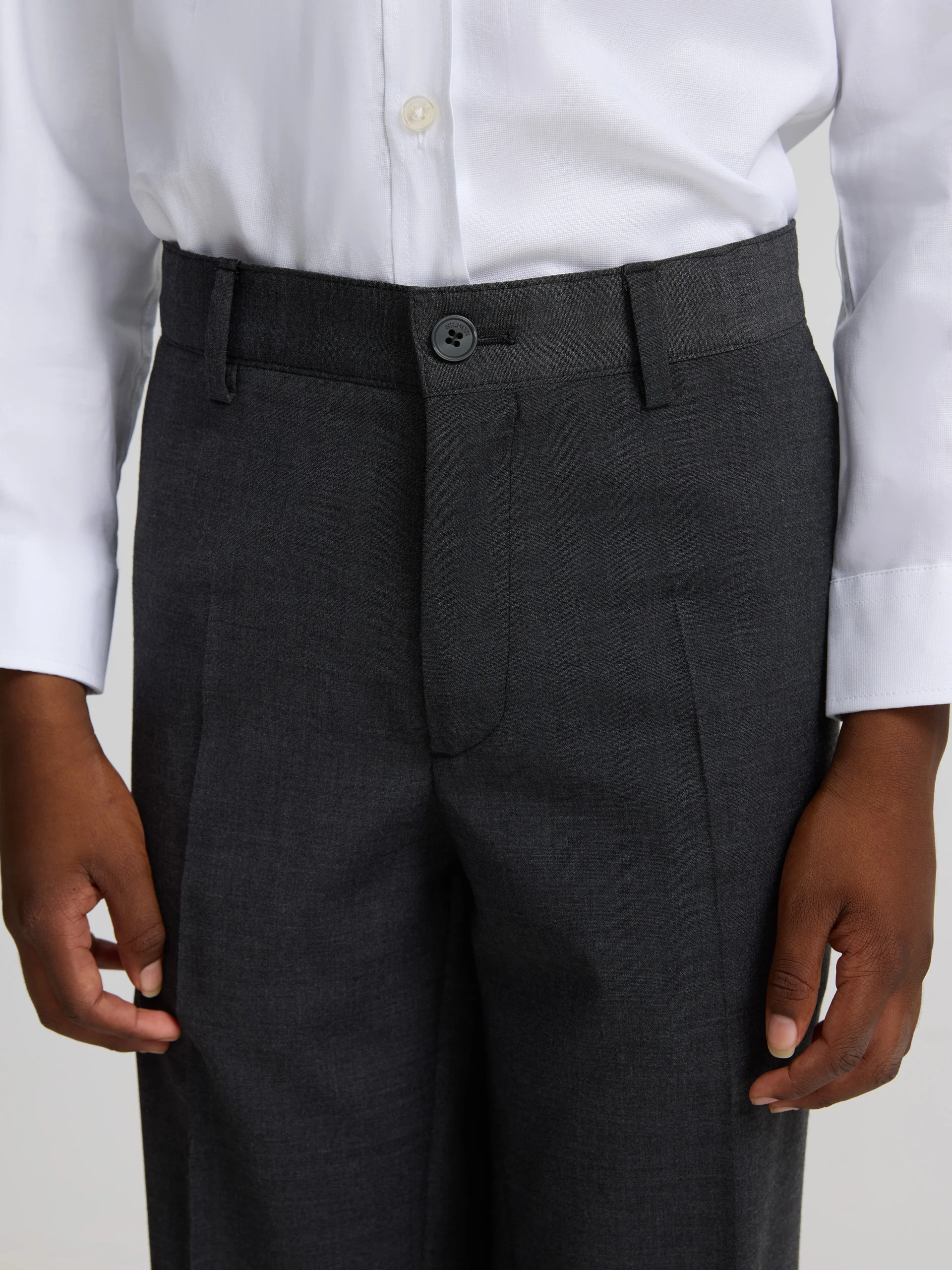 Pantalon vestir kids clasico gris - Image 4