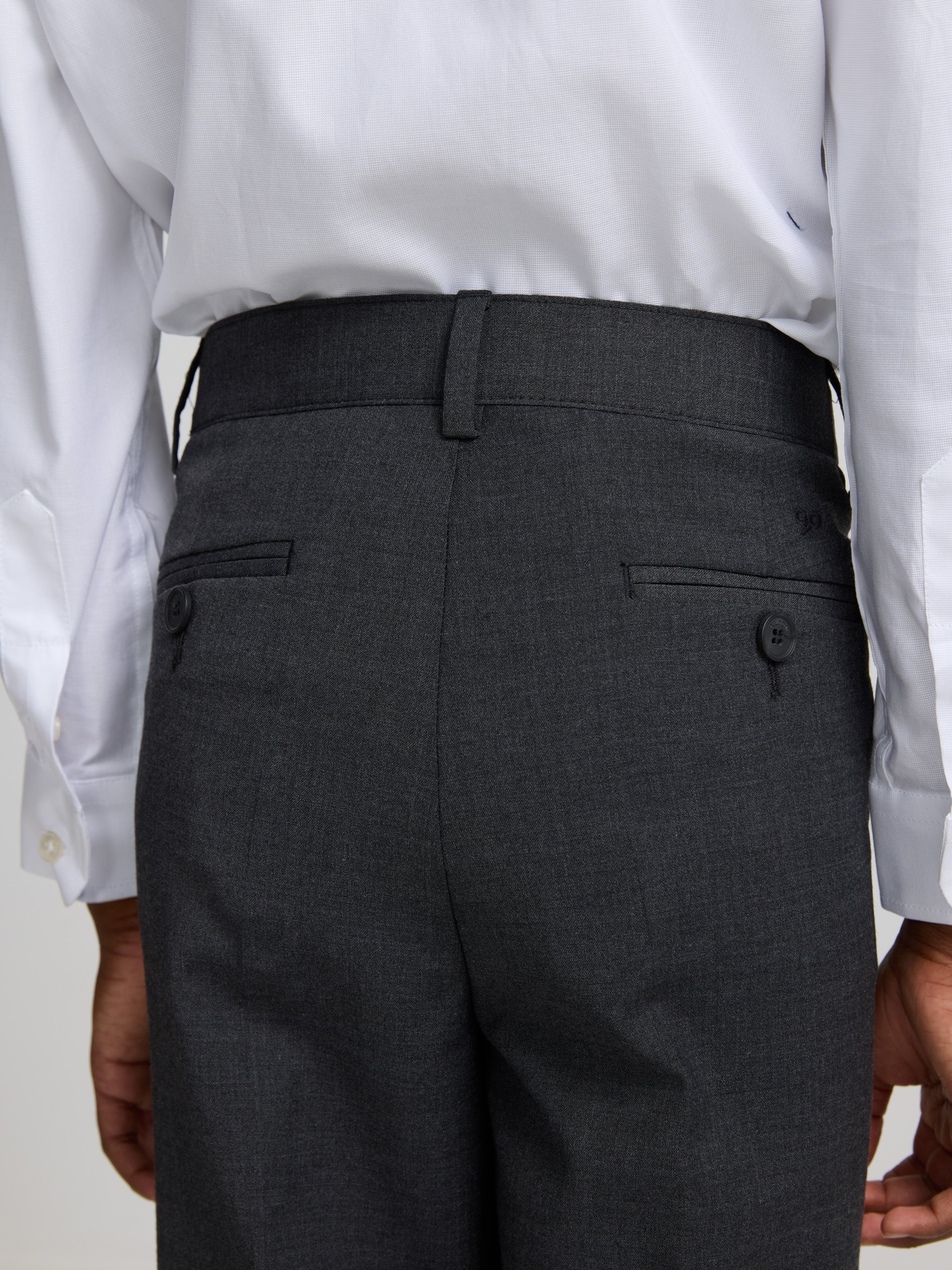 Pantalon vestir kids clasico gris - Image 5