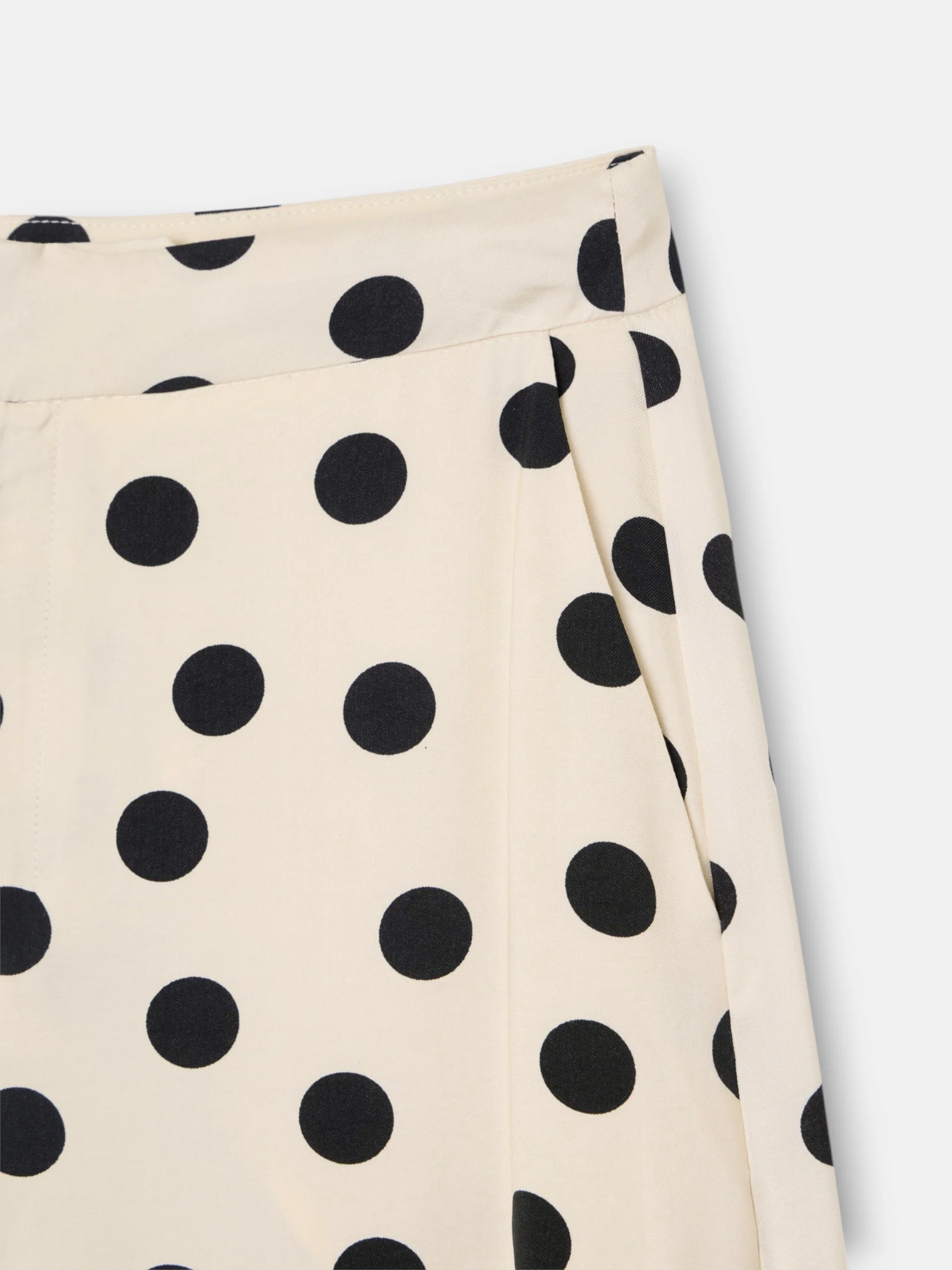 Pantalon vestir palazzo lunares negro - Image 2