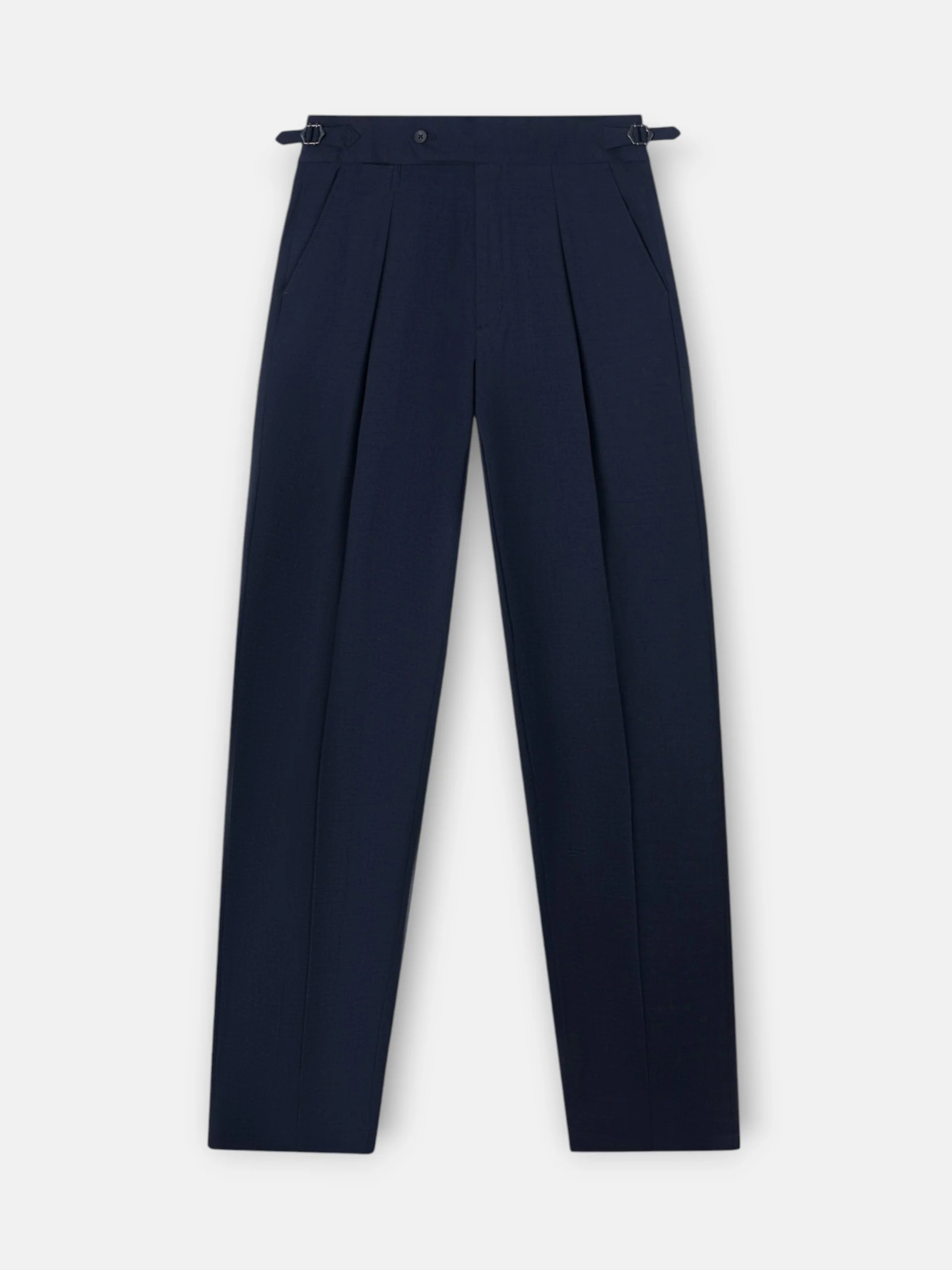 Pantalón vestir pinzas azul medio - Image 5