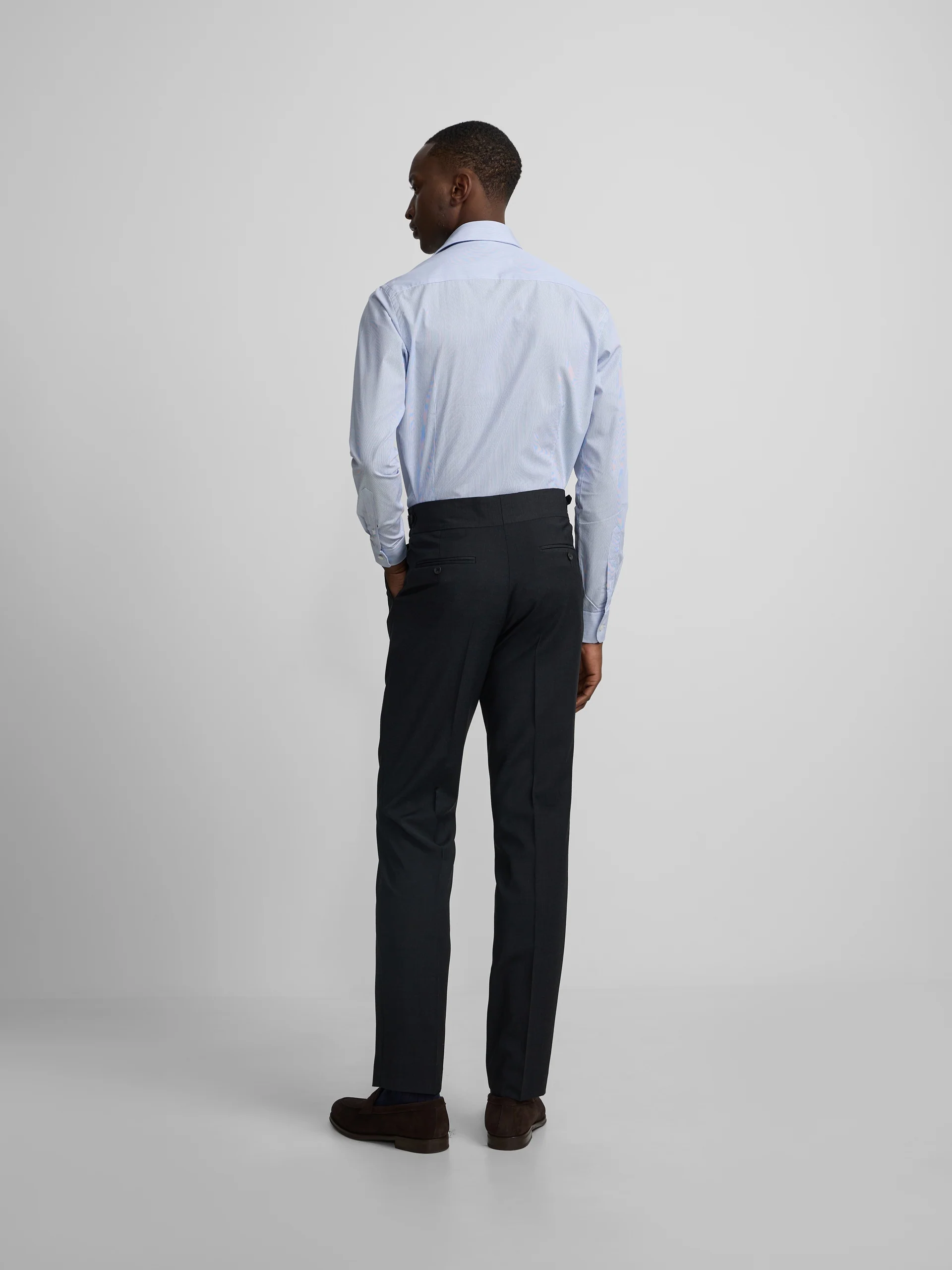 Pantalon vestir pinzas gris oscuro - Image 3