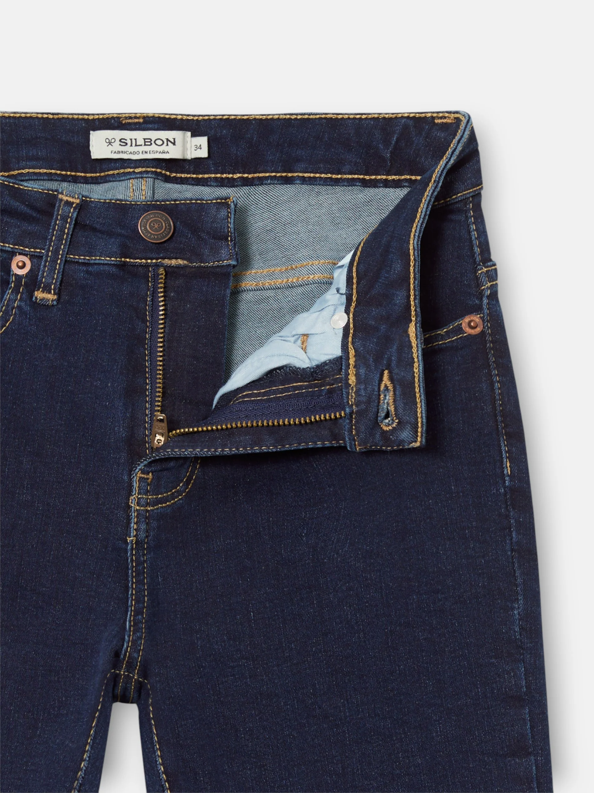 Pantalon woman boot cut azul marino - Image 3