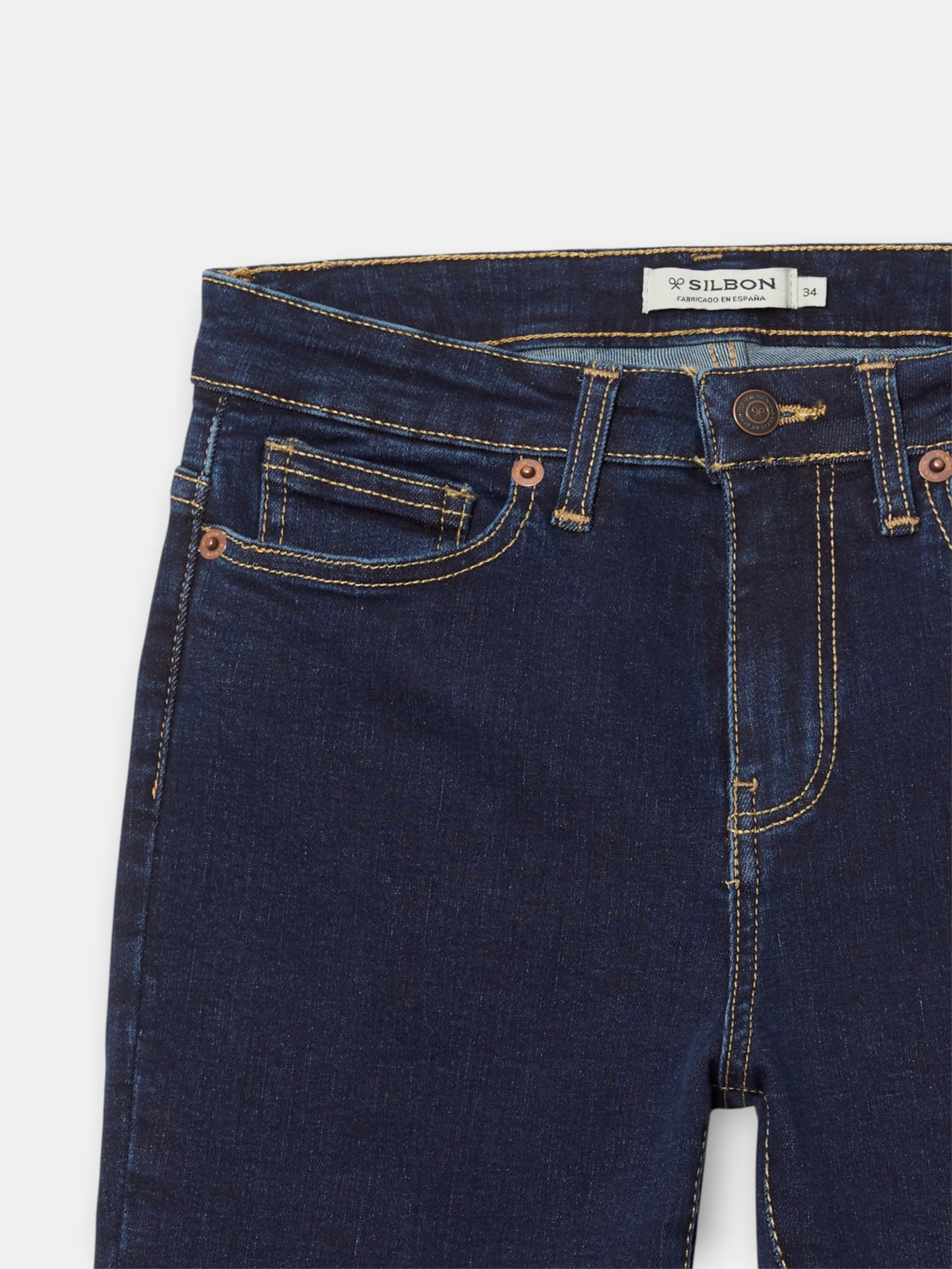 Pantalon woman boot cut azul marino - Image 6