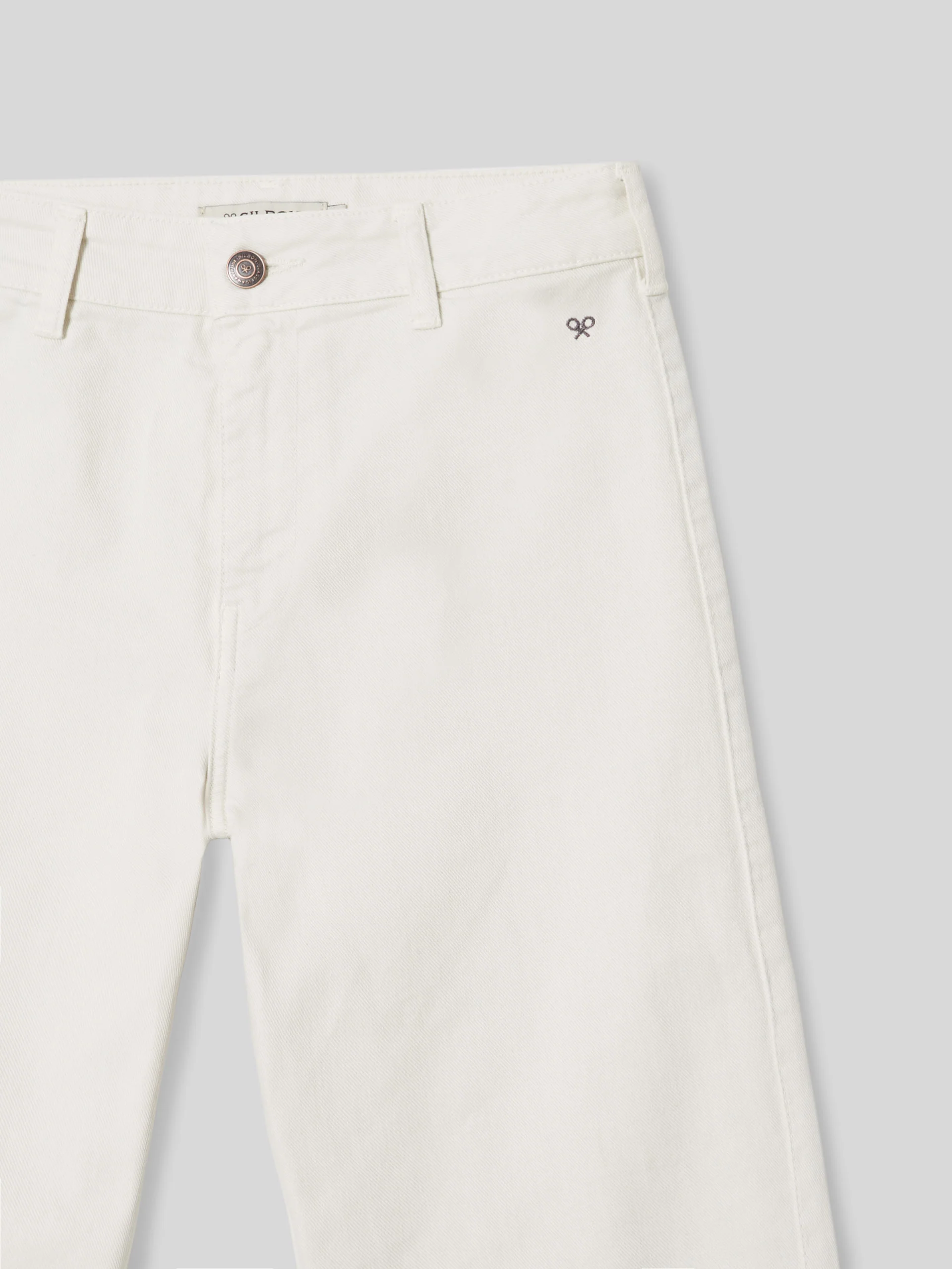 Pantalon woman culotte bolsillos crudo - Image 2