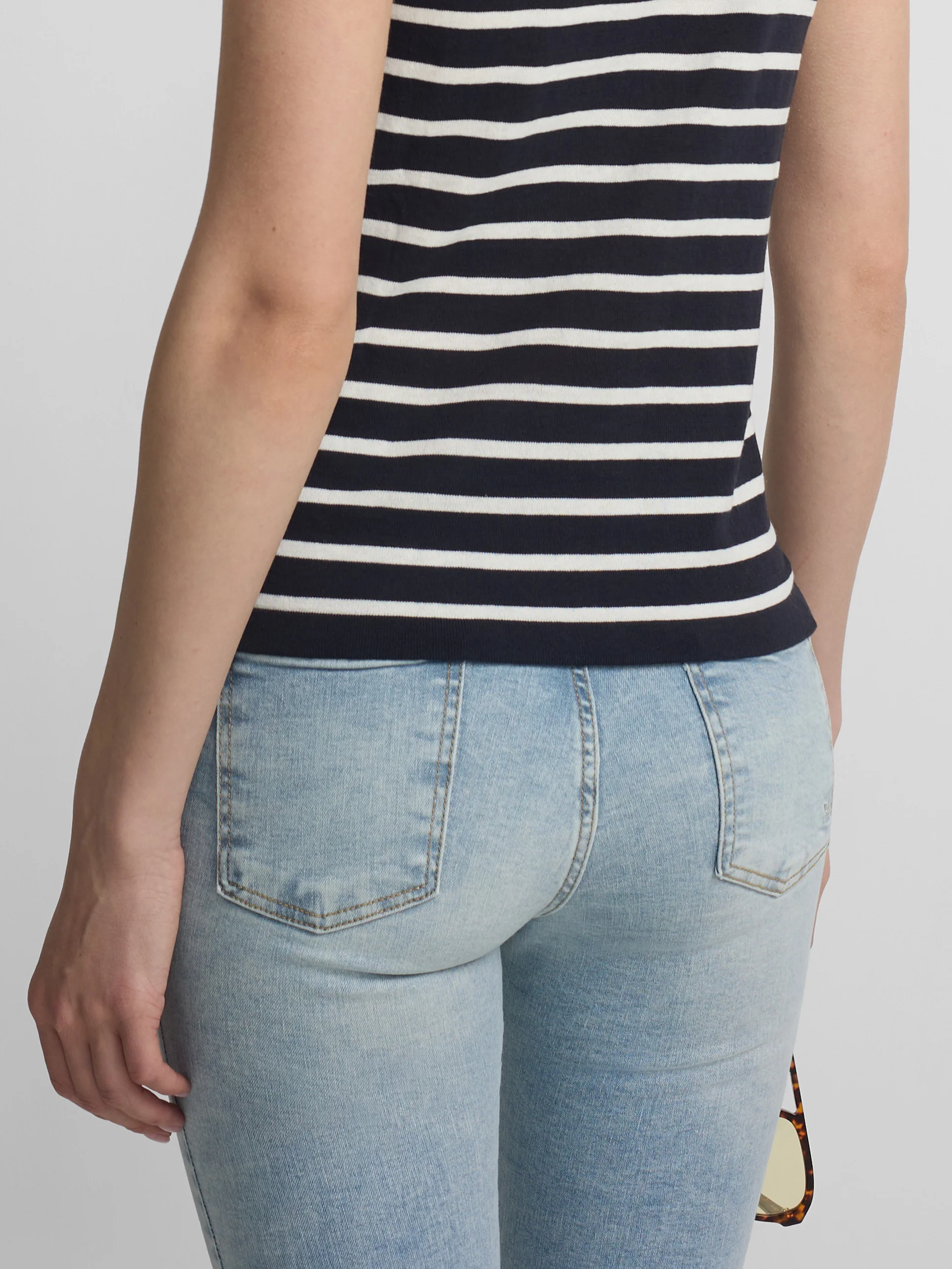 Pantalon woman slim fit denim claro - Image 4