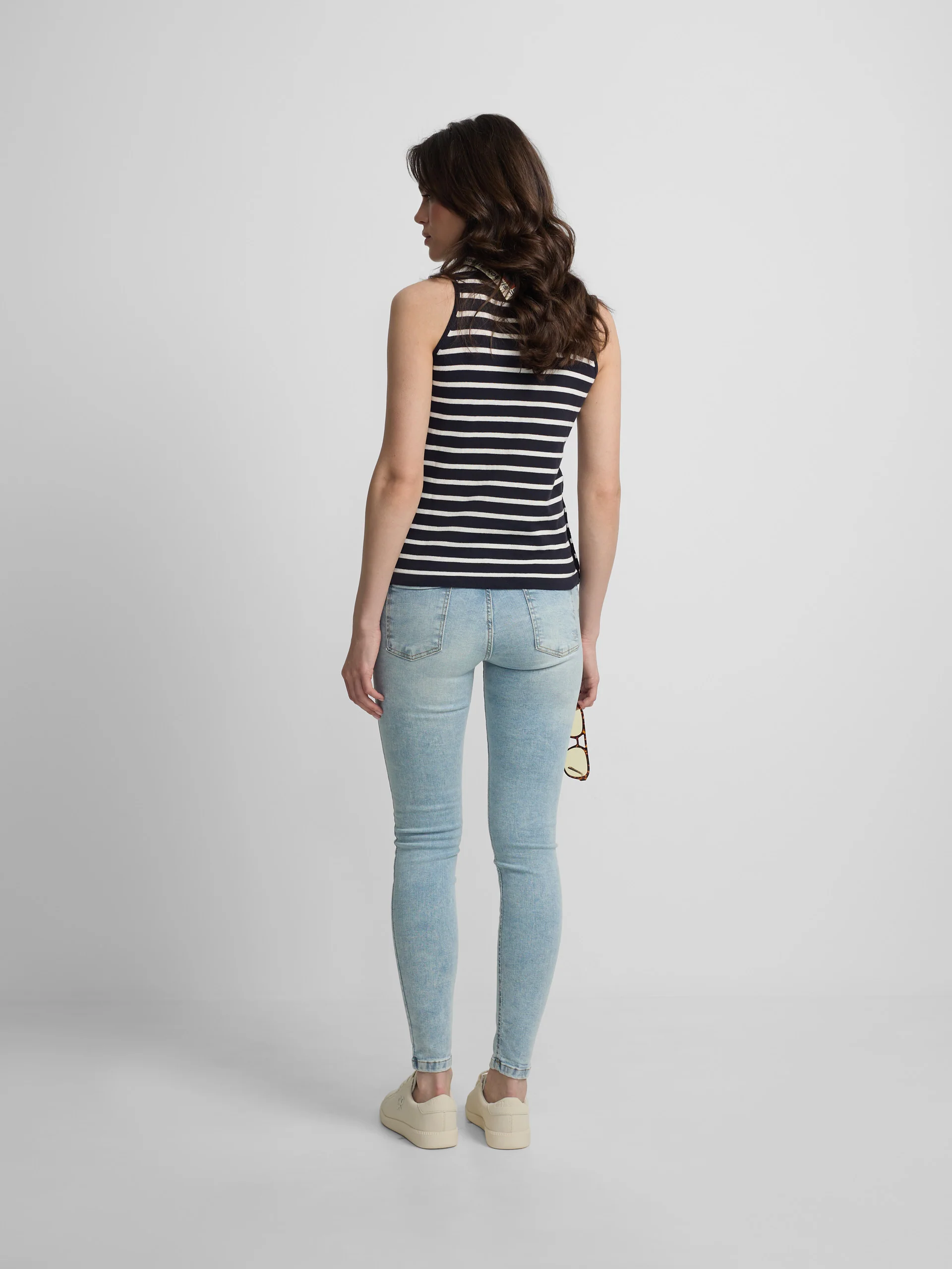 Pantalon woman slim fit denim claro - Image 5