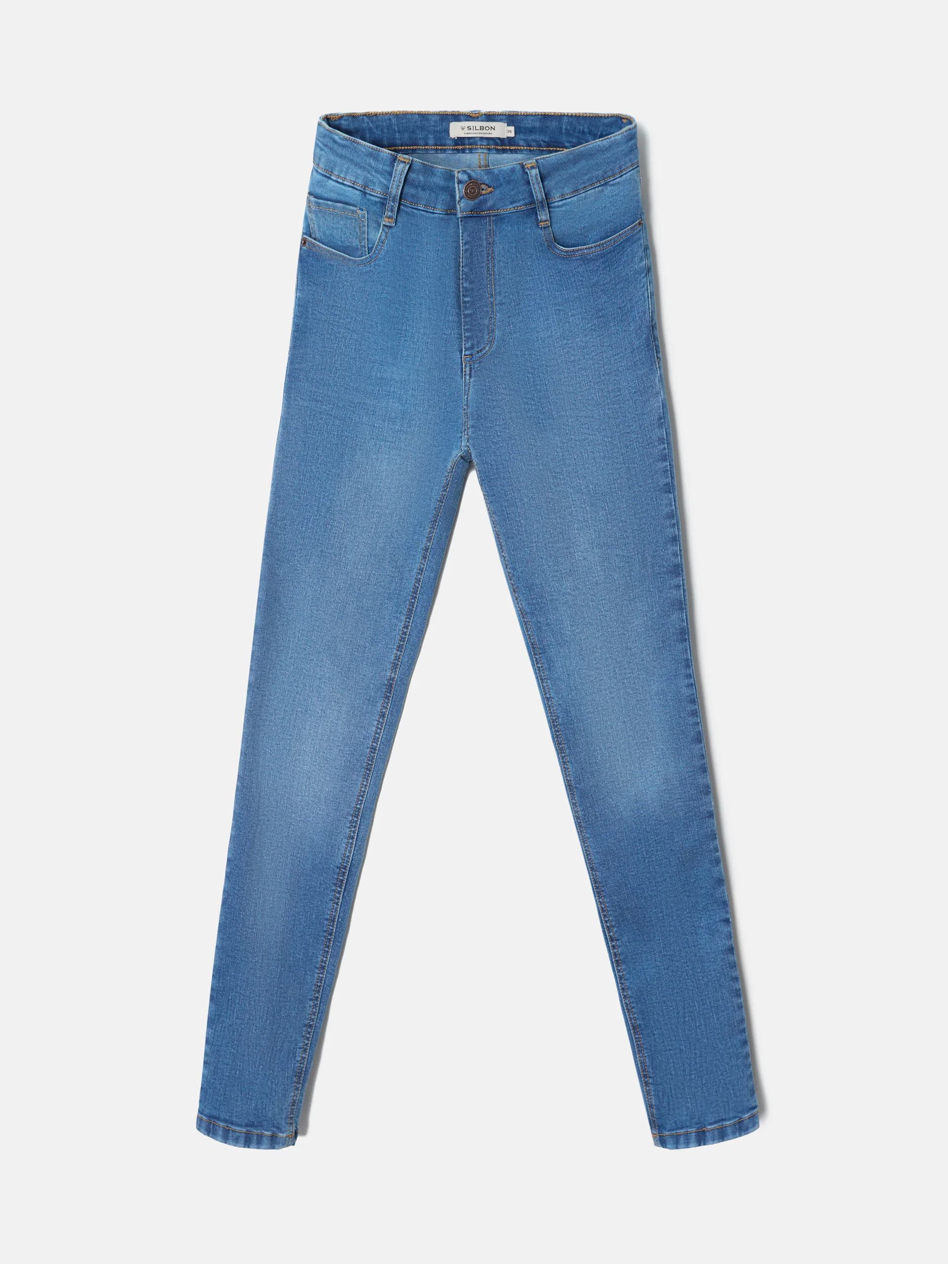 Pantalon woman slim fit denim medio - Image 5