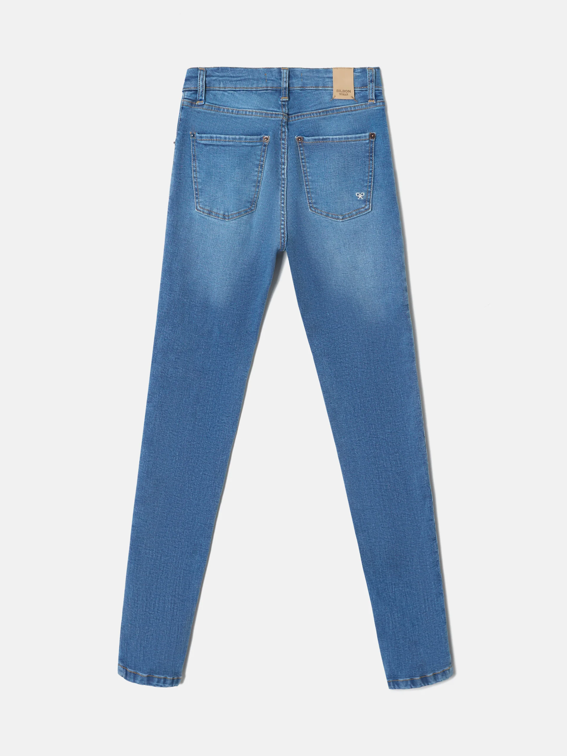 Pantalon woman slim fit denim medio - Image 6