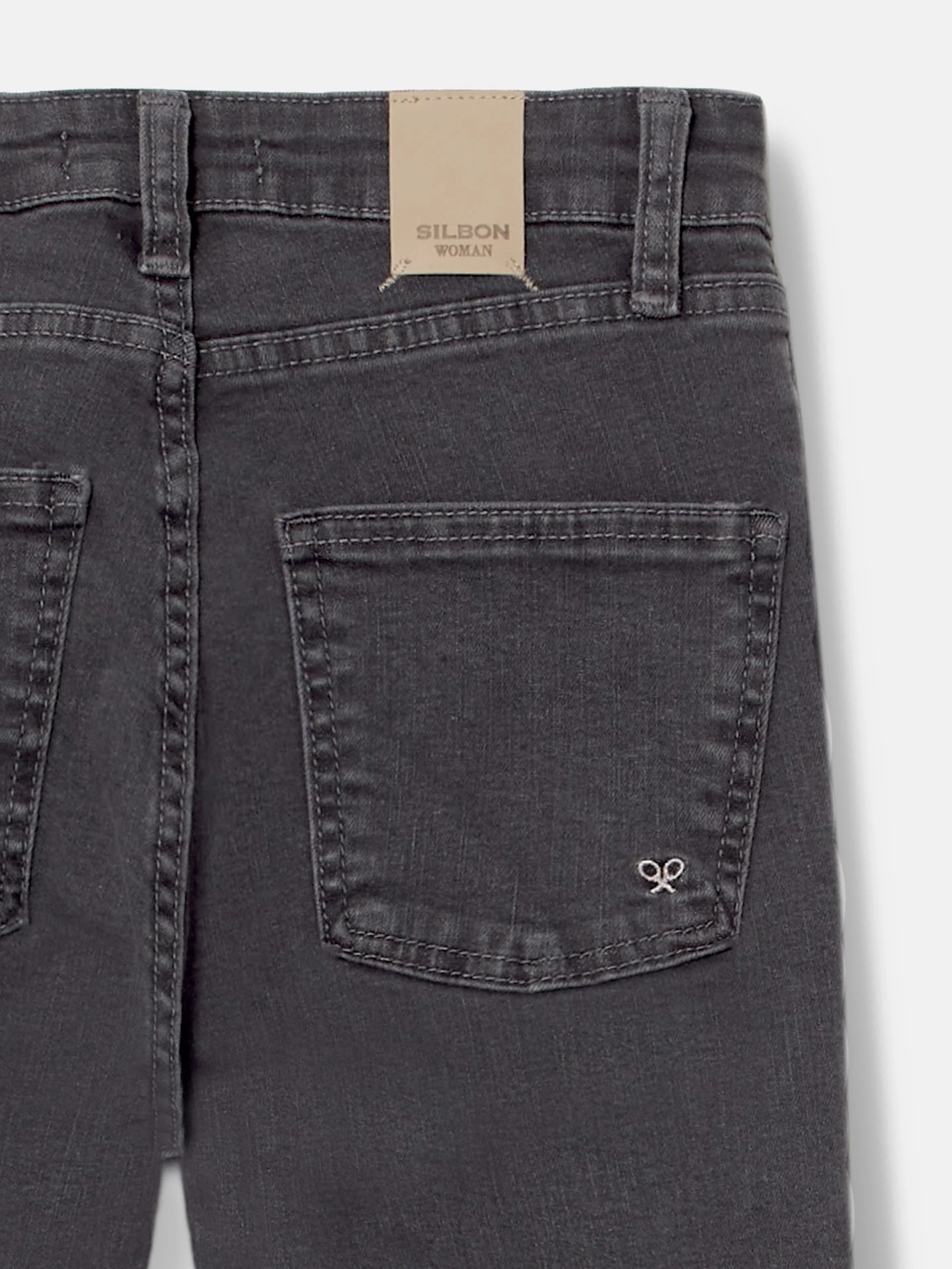 Pantalon woman slim fit gris - Image 10