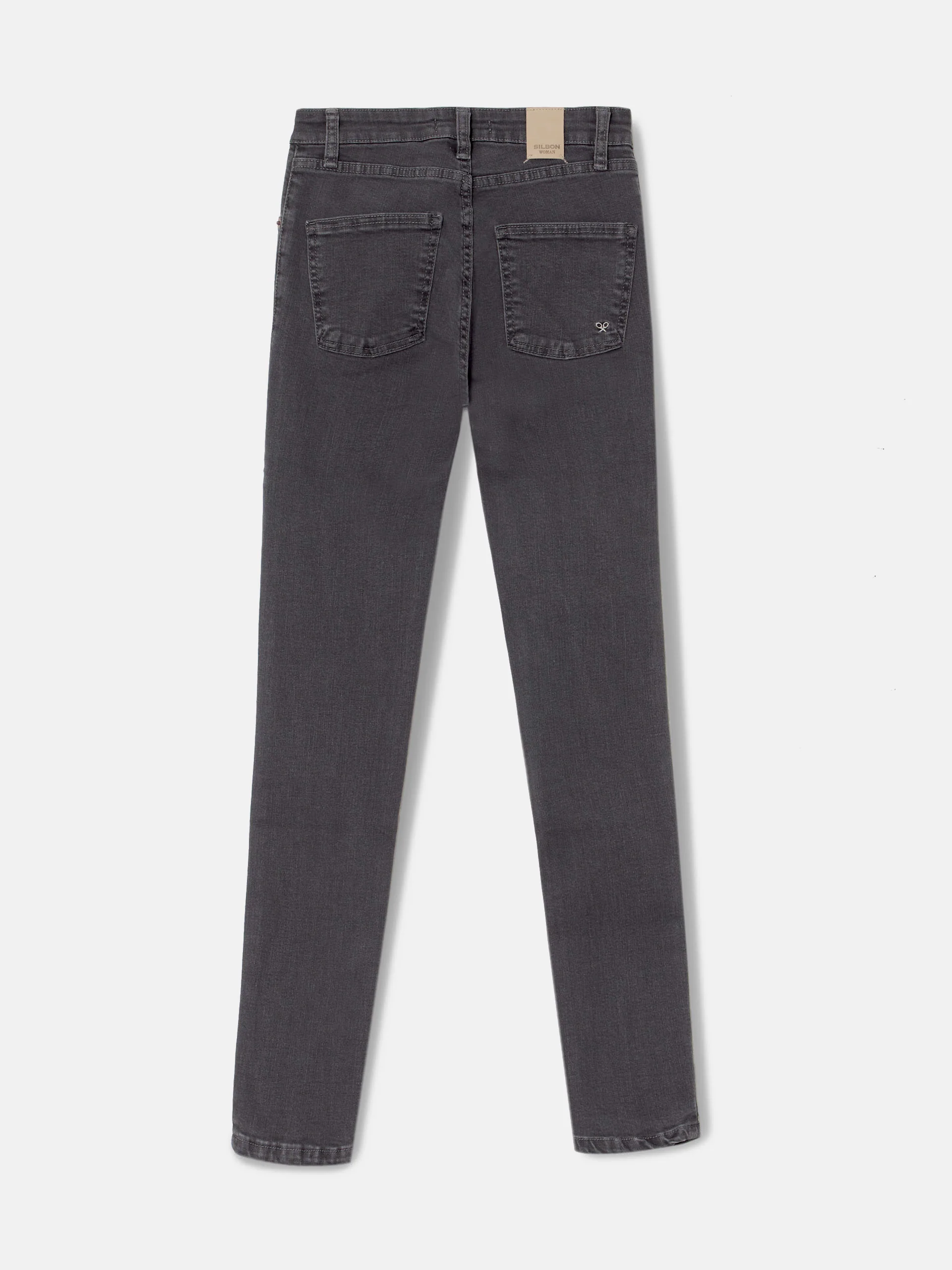 Pantalon woman slim fit gris - Image 9