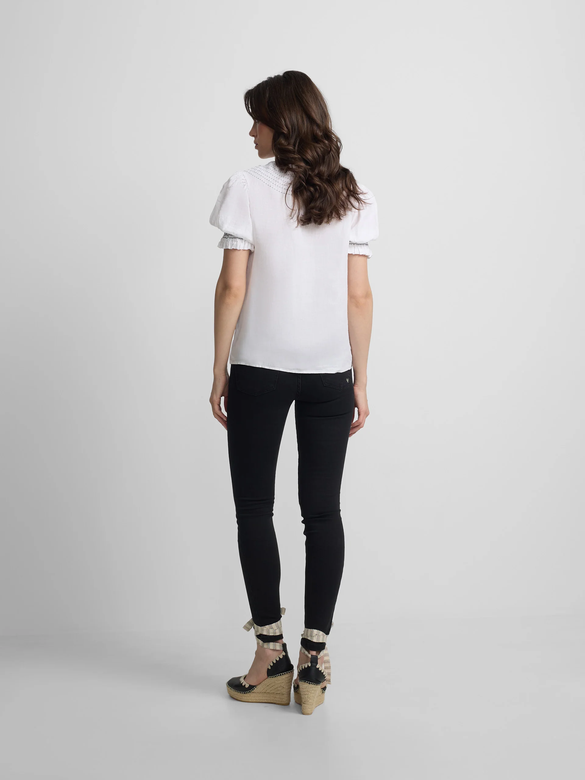 Pantalon woman slim fit negro - Image 6