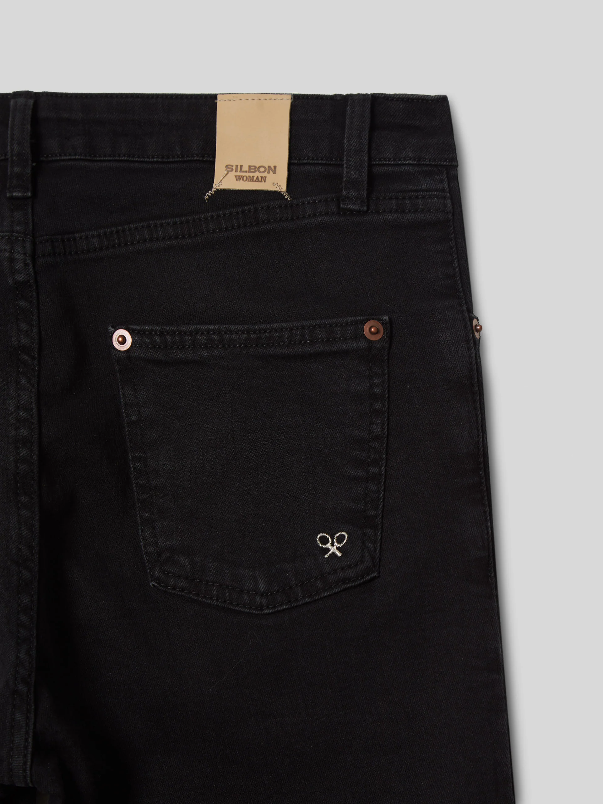 Pantalon woman slim fit negro - Image 9
