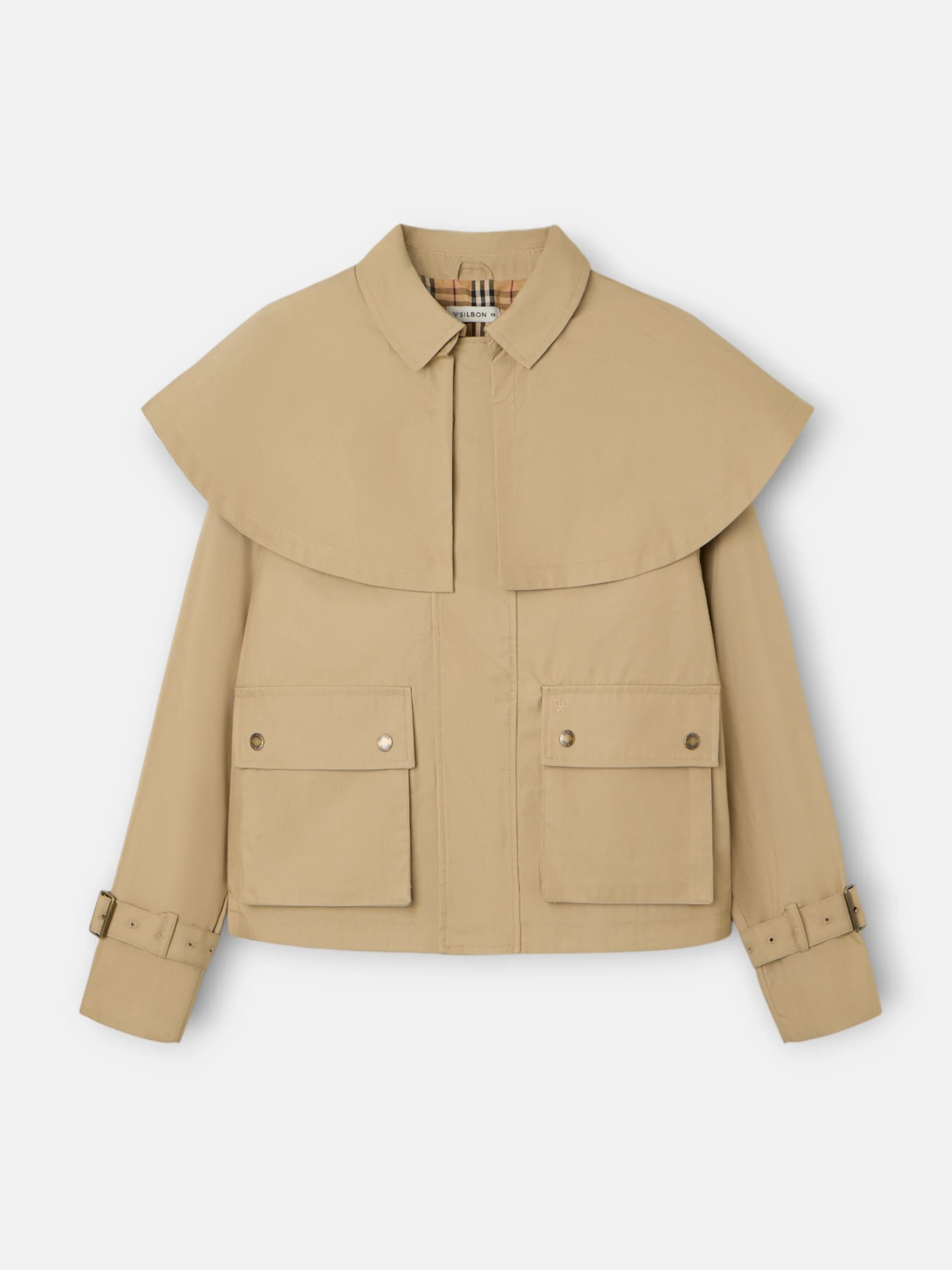 Parka corta capa marron - Image 7