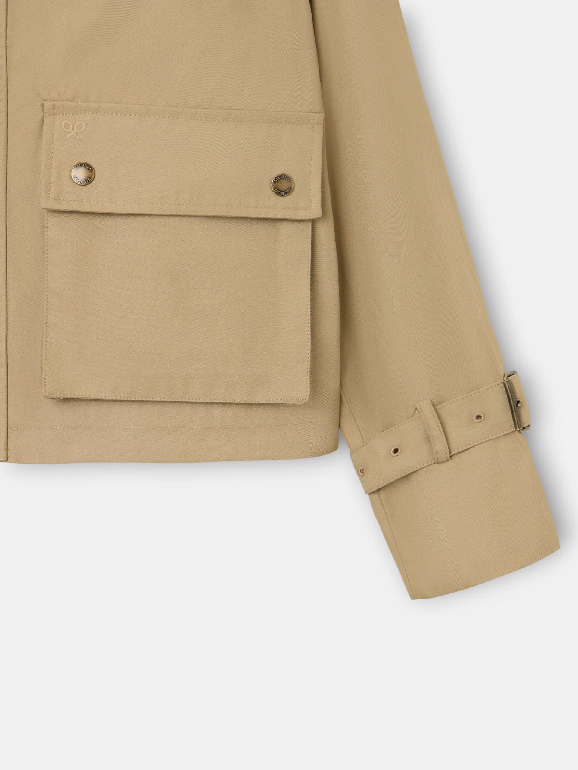 Parka corta capa marron - Image 8