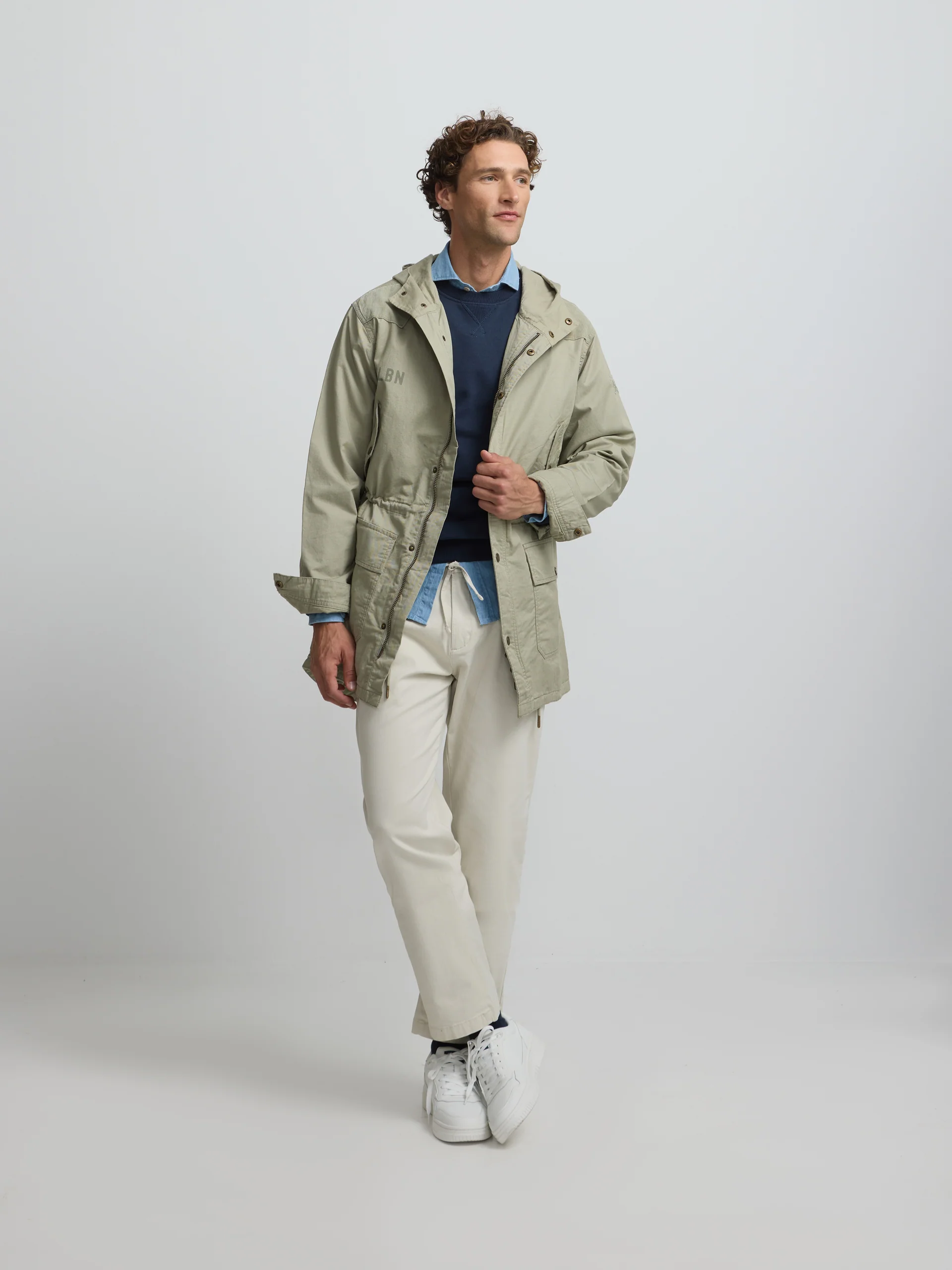 Parka garment dye verde - Image 3