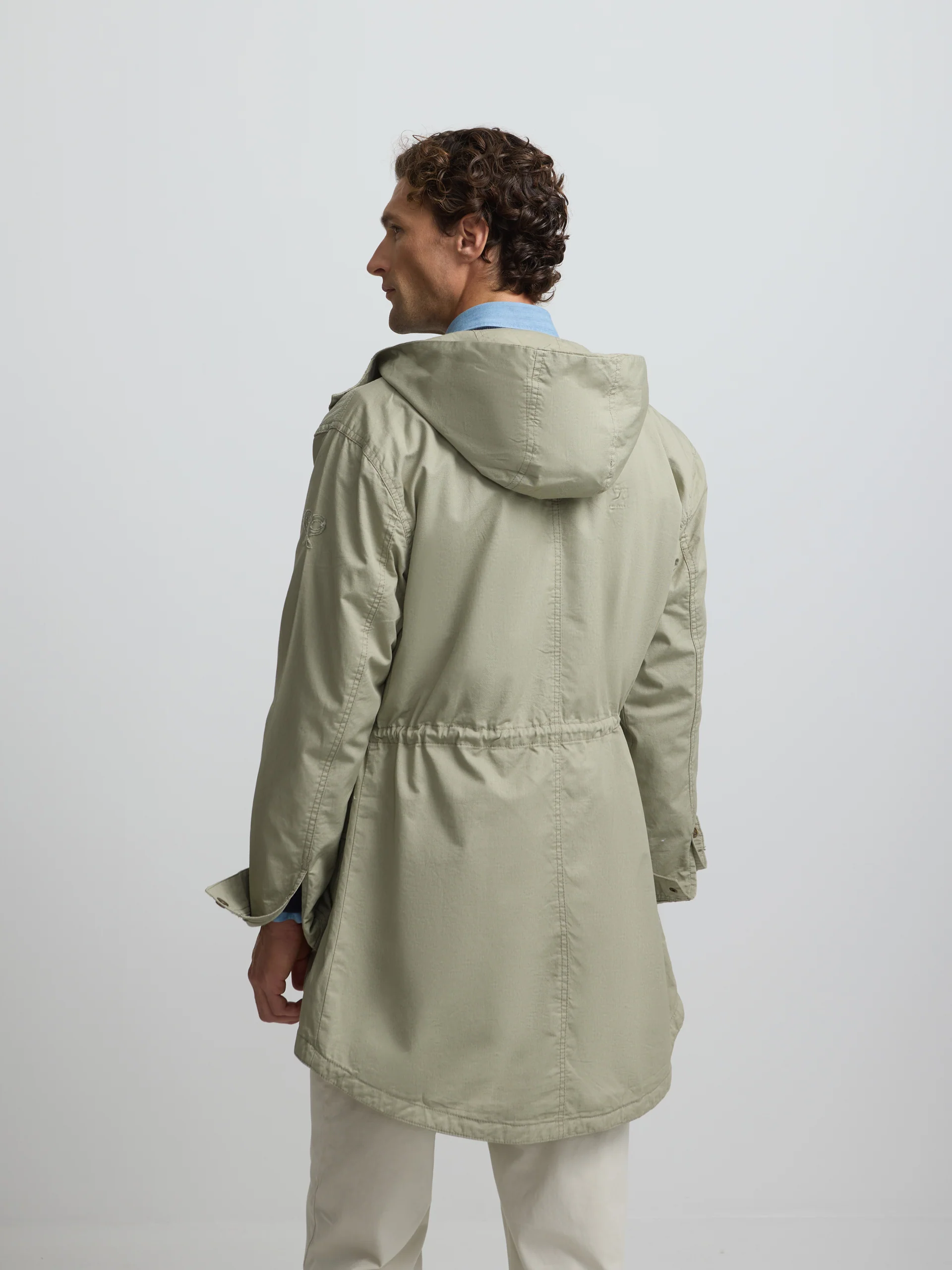 Parka garment dye verde - Image 4
