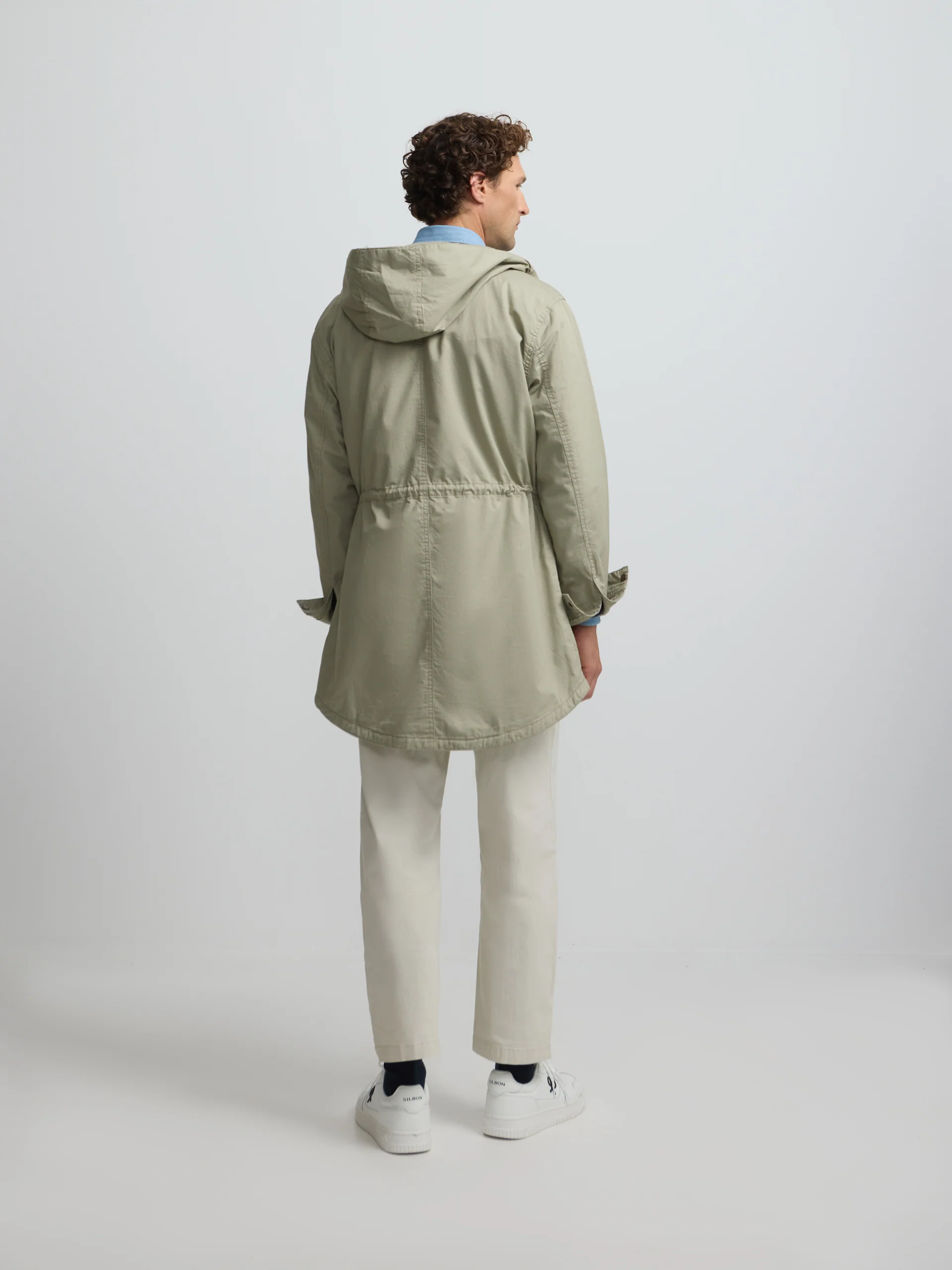 Parka garment dye verde - Image 5