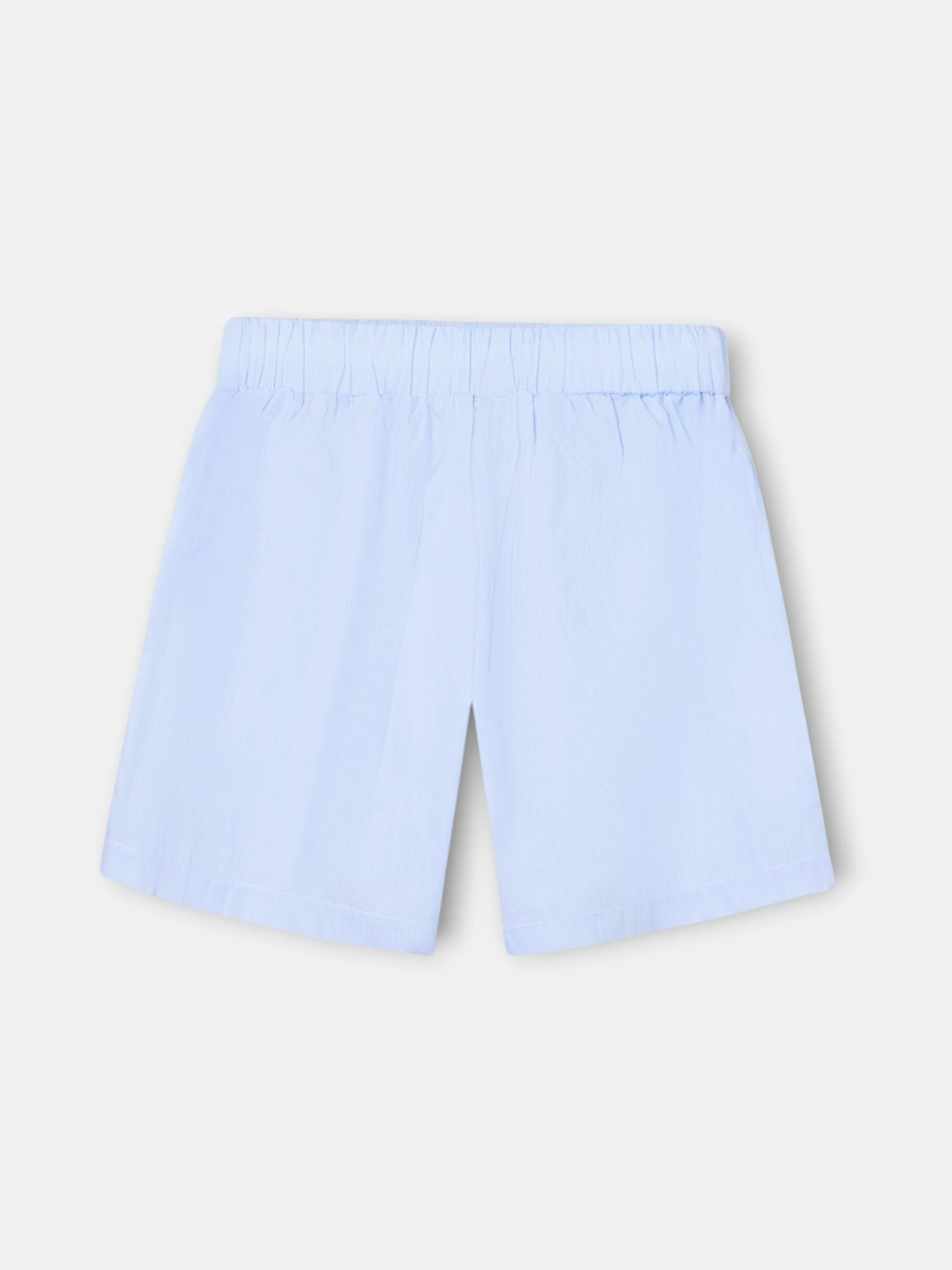Pijama corto bolsillo rayas azul marino - Image 7