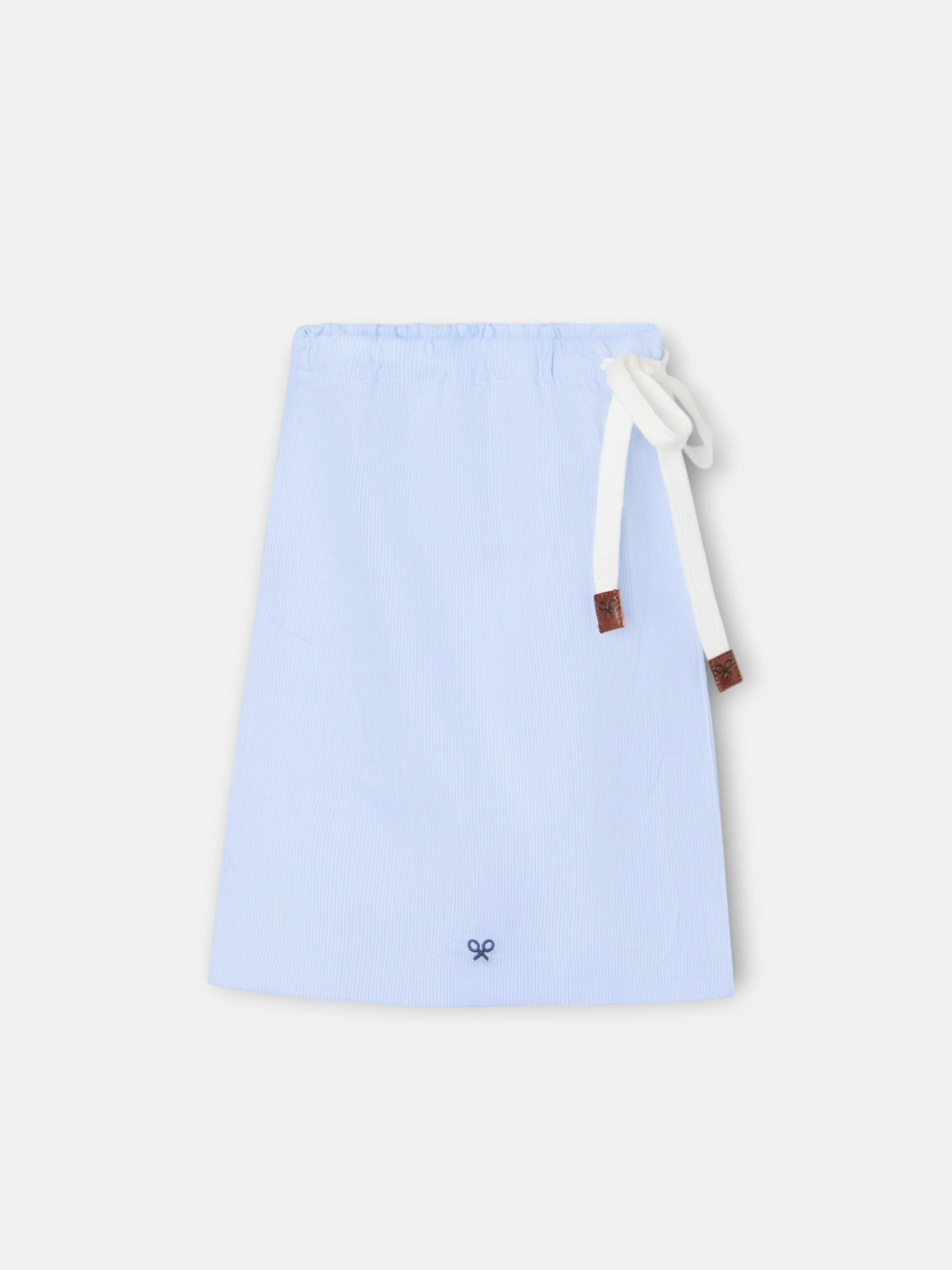 Pijama corto bolsillo rayas azul marino - Image 8