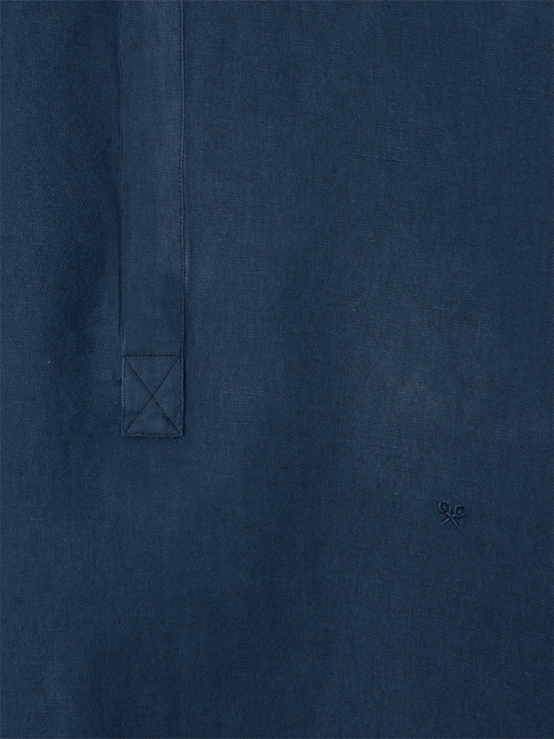 Polera lino lisa azul marino - Image 2