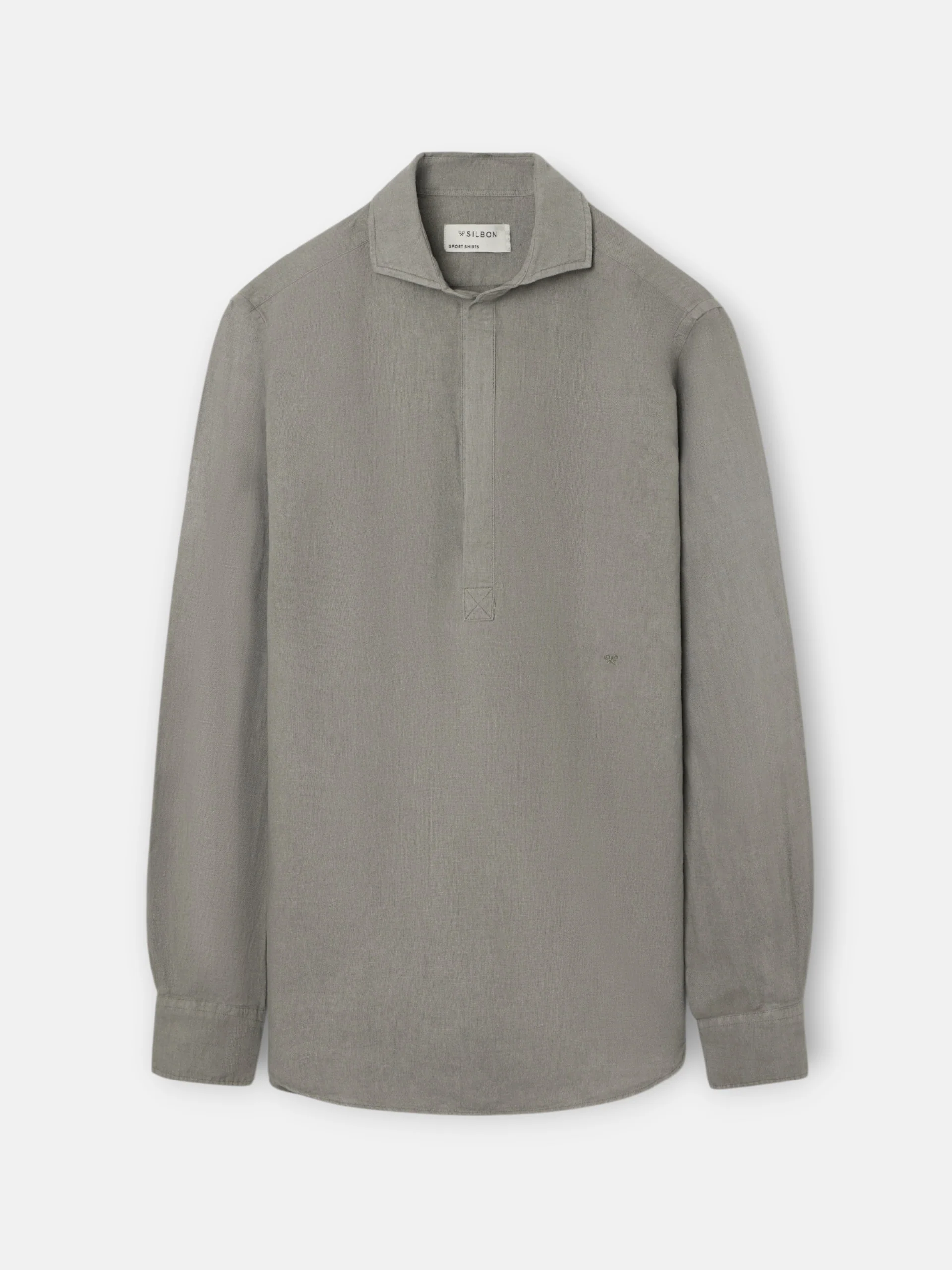 Polera lino lisa verde - Image 5