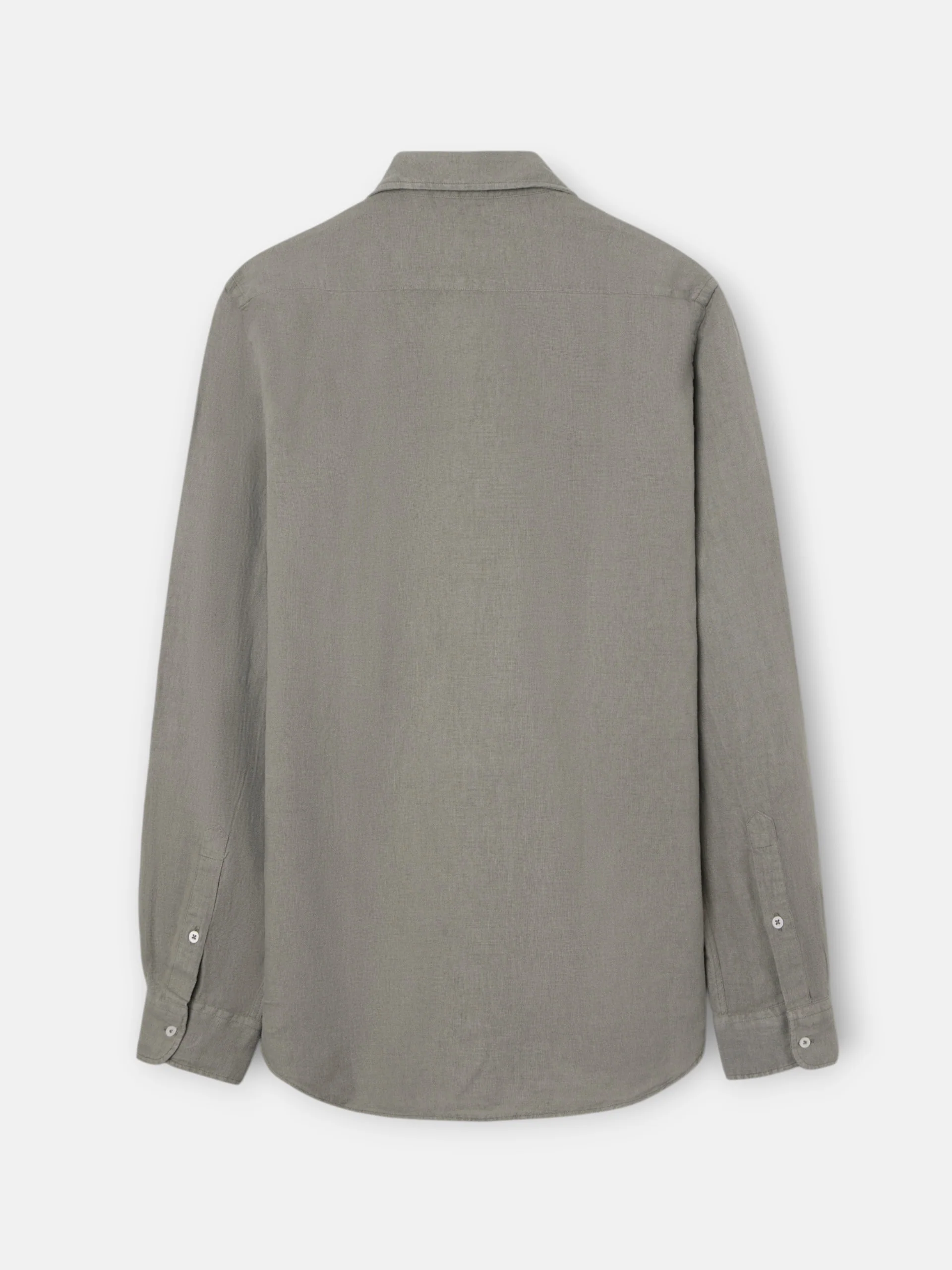 Polera lino lisa verde - Image 8