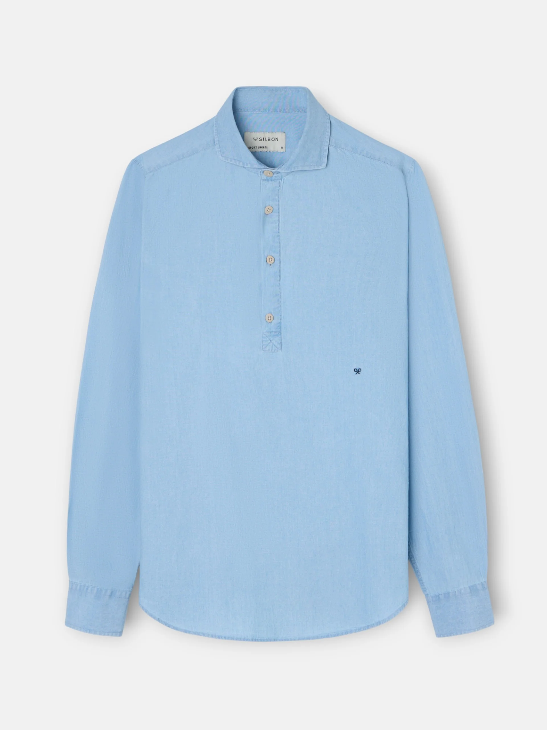 Polera sport denim azul claro - Image 5