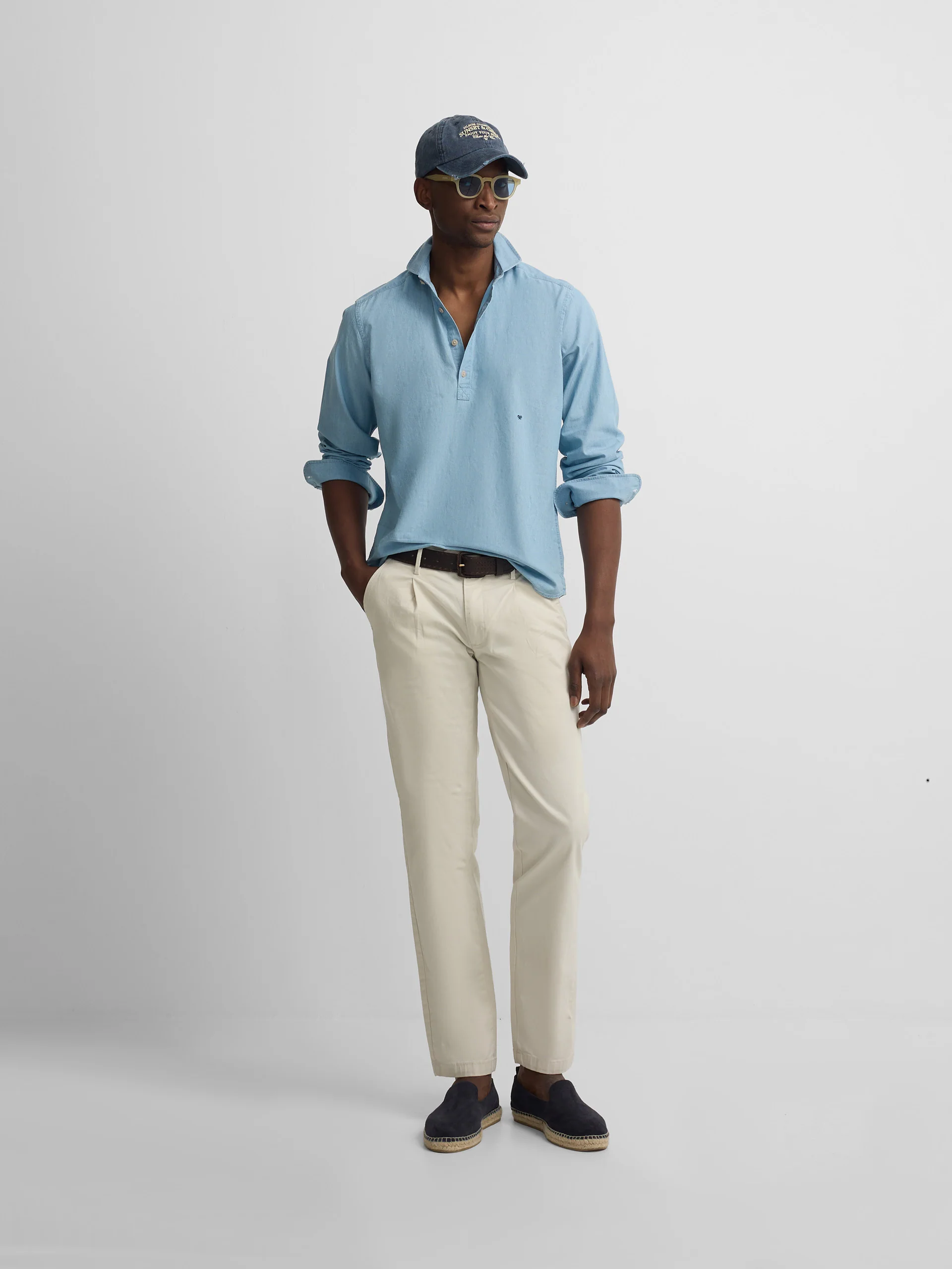 Polera sport denim azul claro - Image 7
