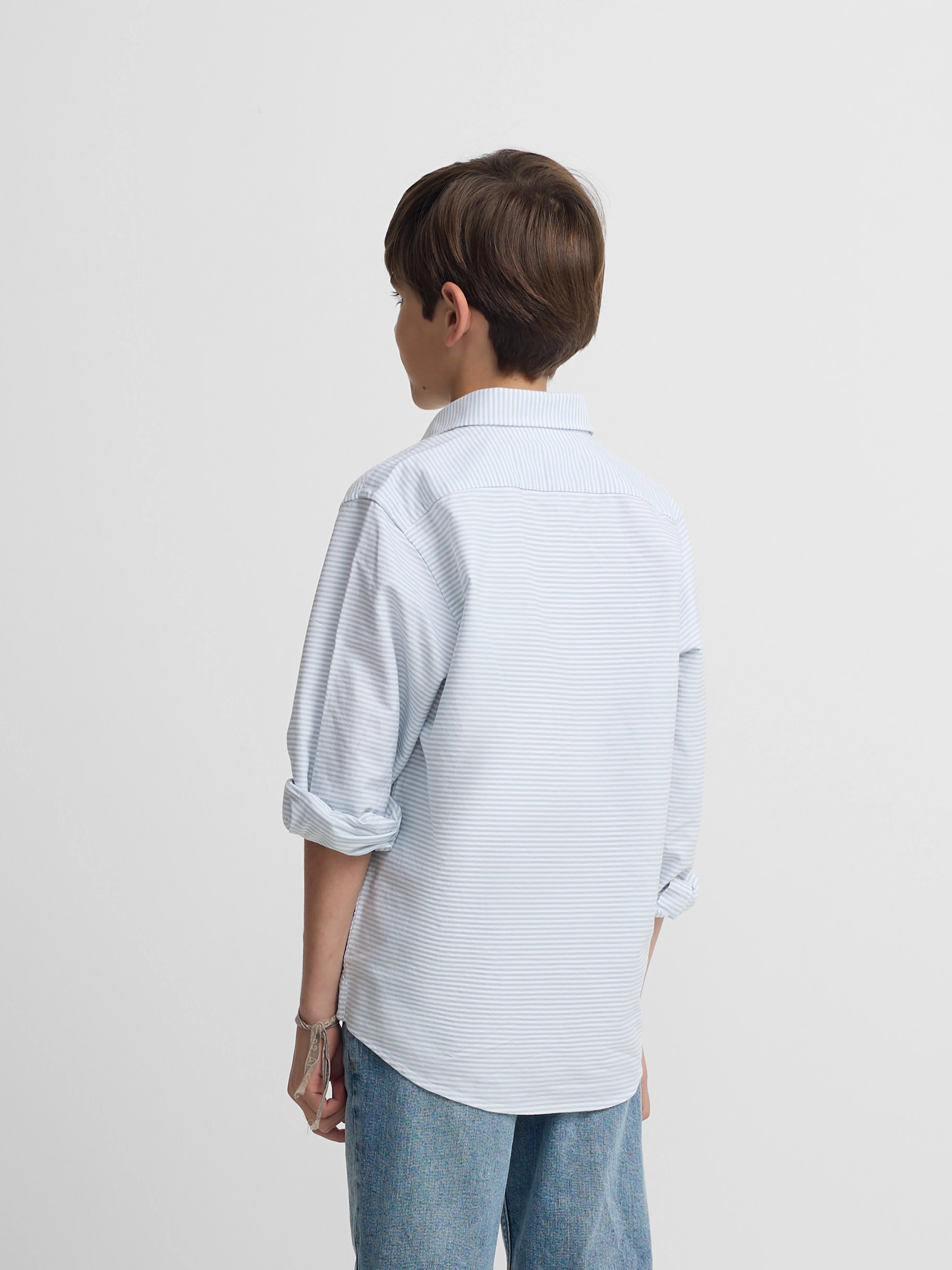 Polera sport kids rayas horizontal verde - Image 5
