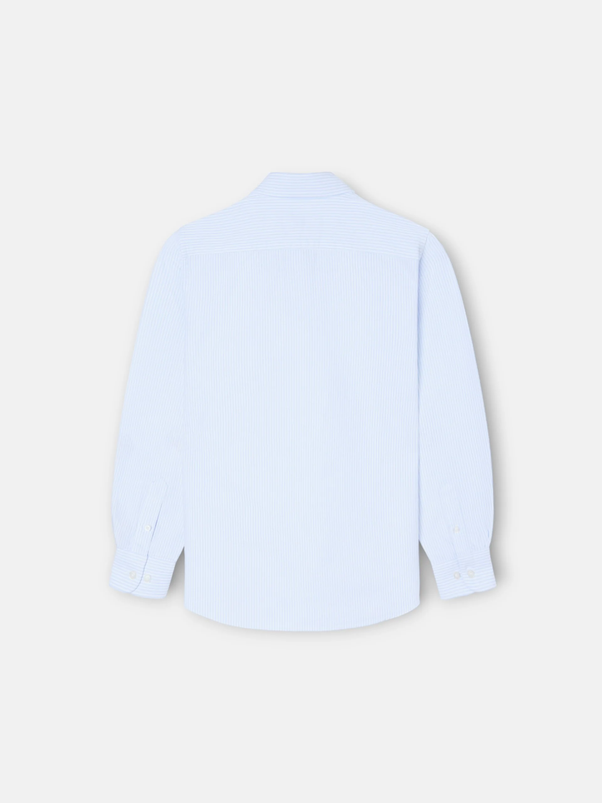 Polera sport kids rayas vertical azul - Image 8