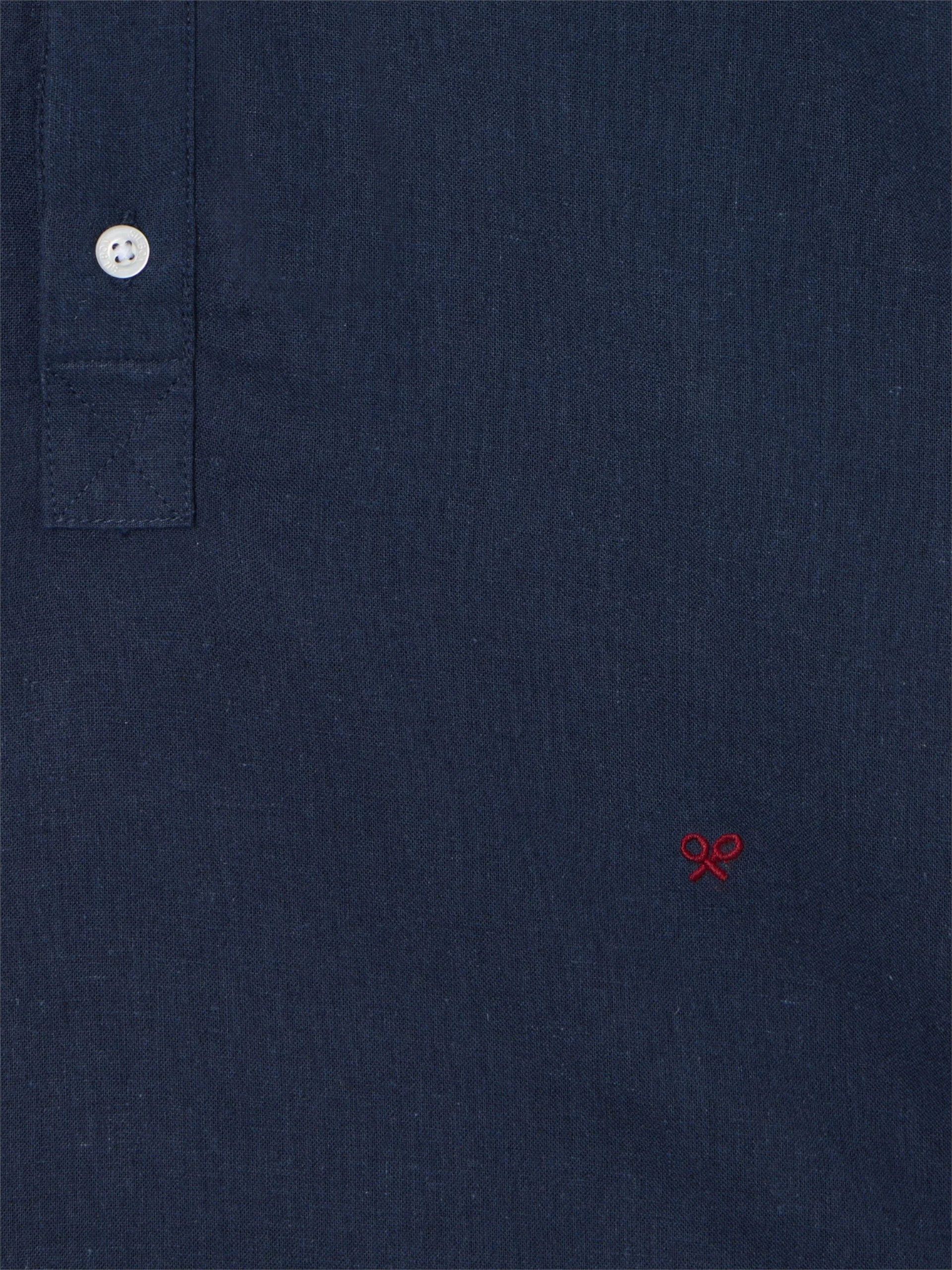 Polera sport lino azul marino - Image 2