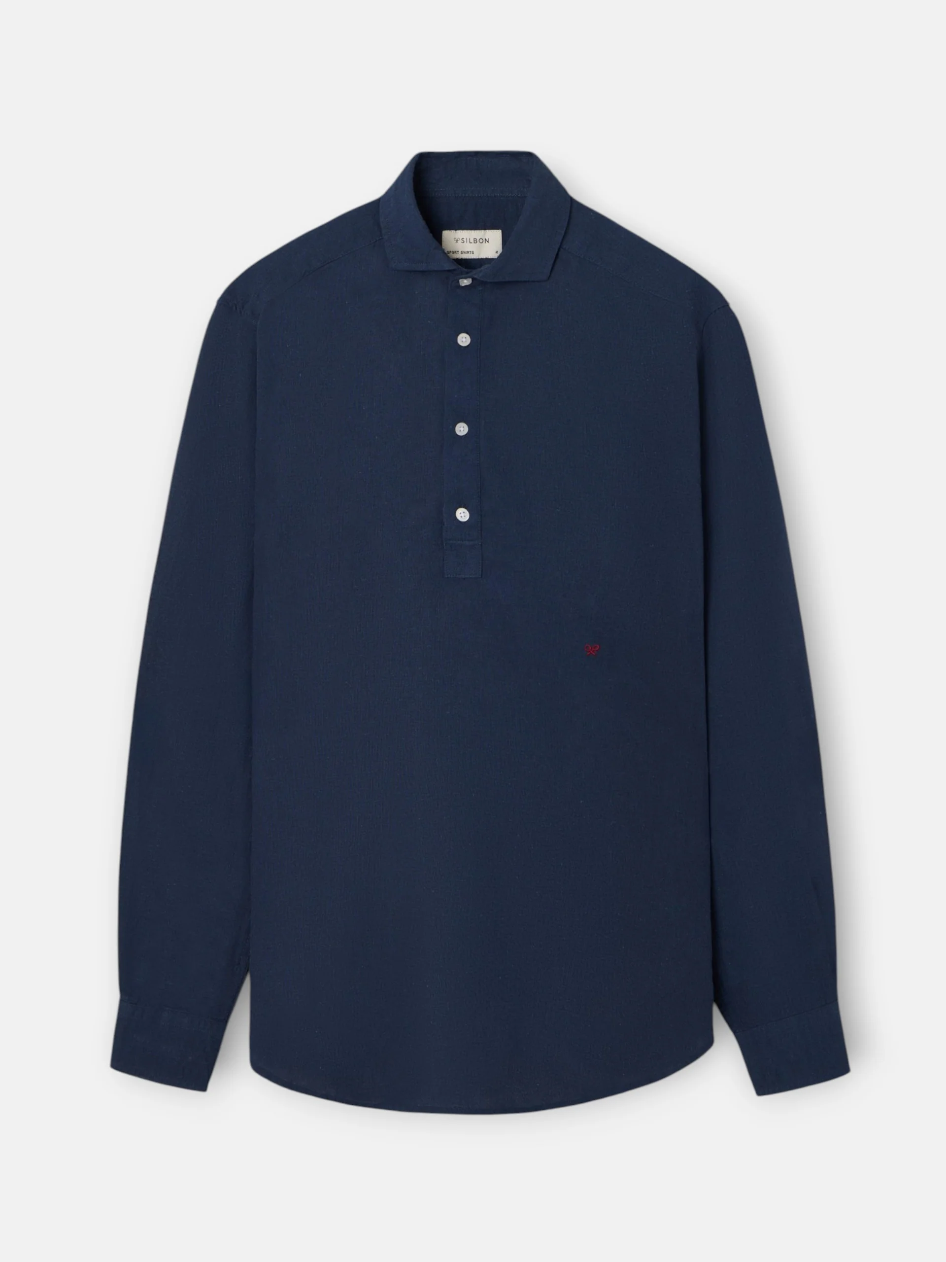 Polera sport lino azul marino - Image 5