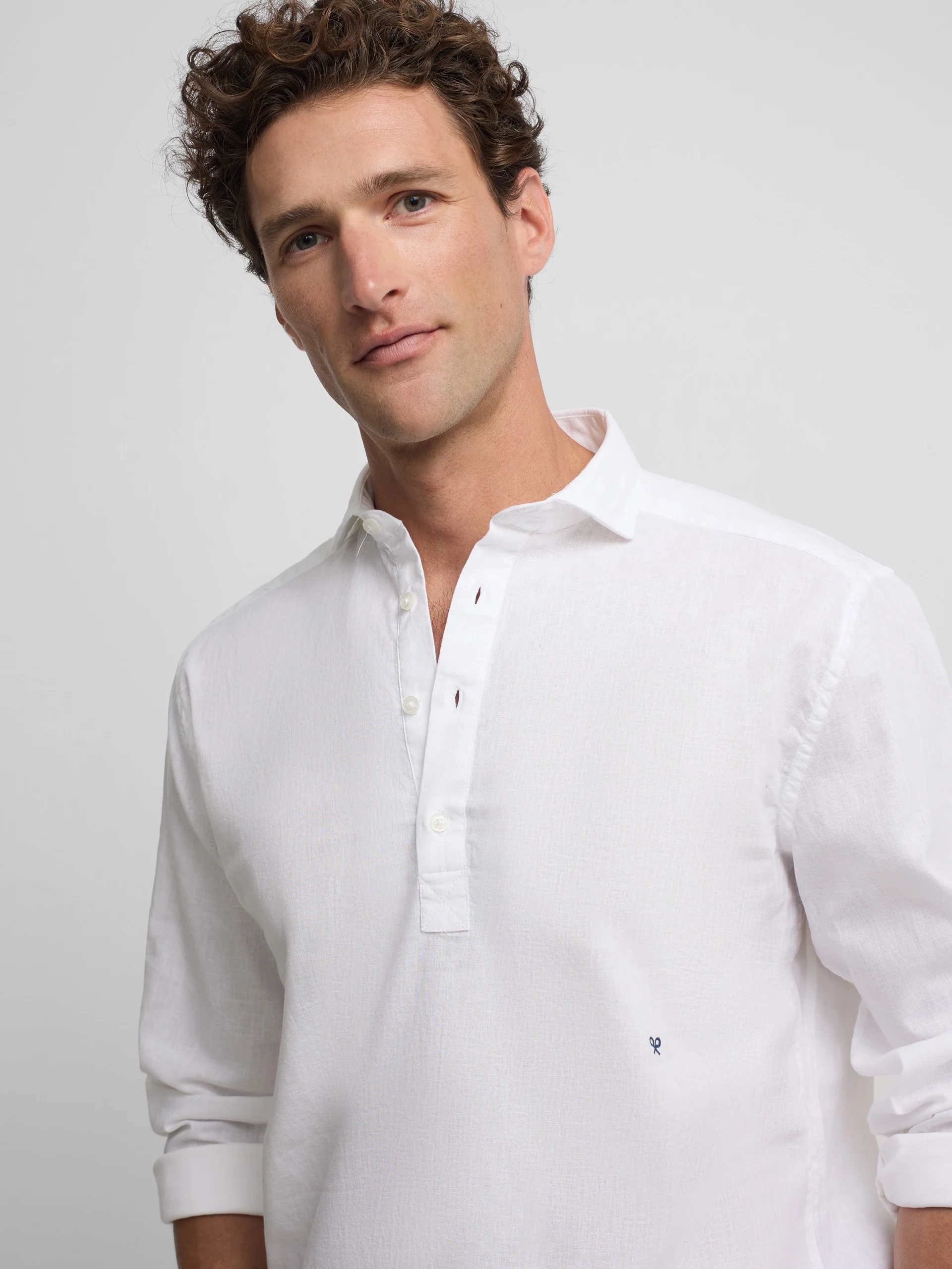 Polera sport lino blanca - Image 4