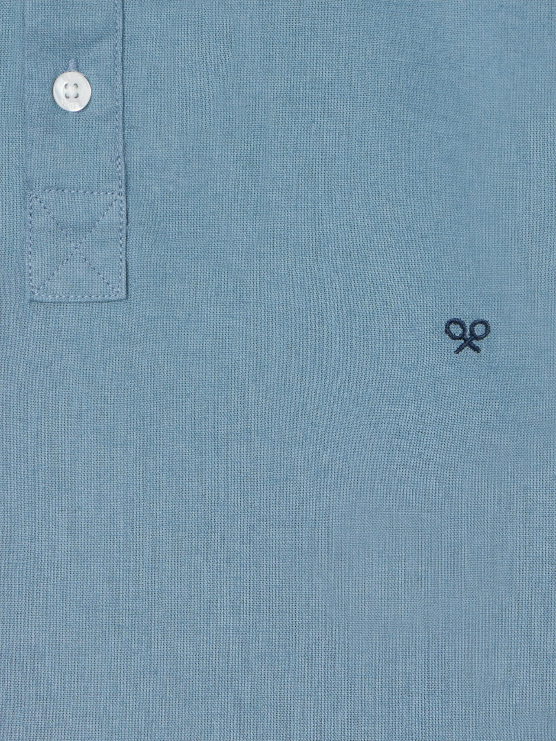 Polera sport lino petroleo - Image 2